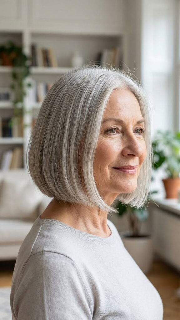 Sleek Bob with Blunt Ends