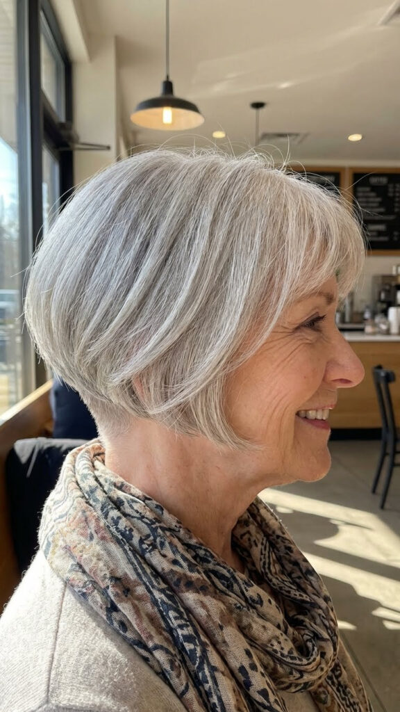 Stacked Bob with Undercut