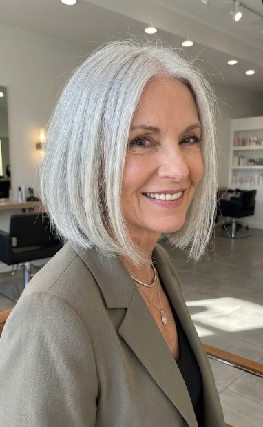 Straight Bob with Feathered Ends