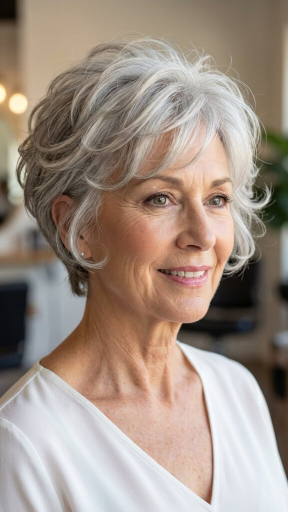 Tapered Cut with Curled Ends