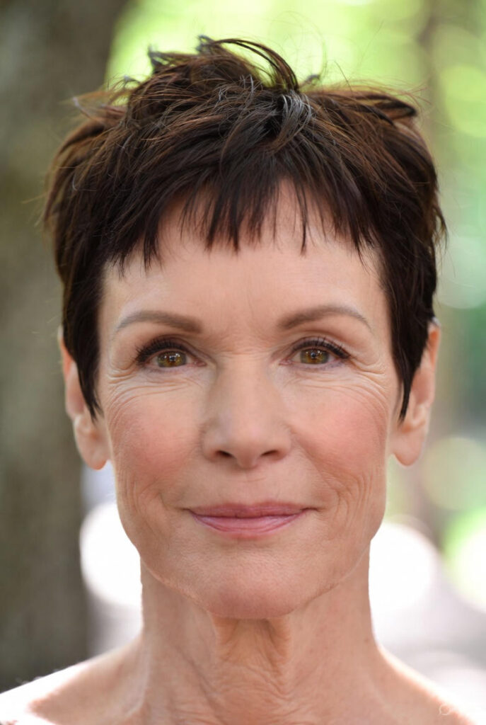 Textured Pixie with Short Bangs