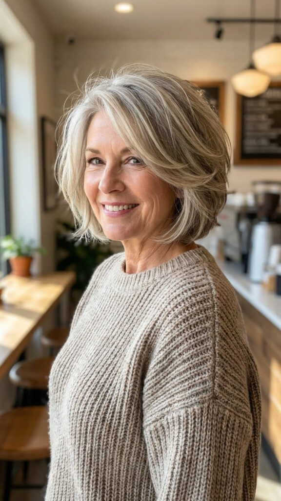 Voluminous Chin-Length Bob