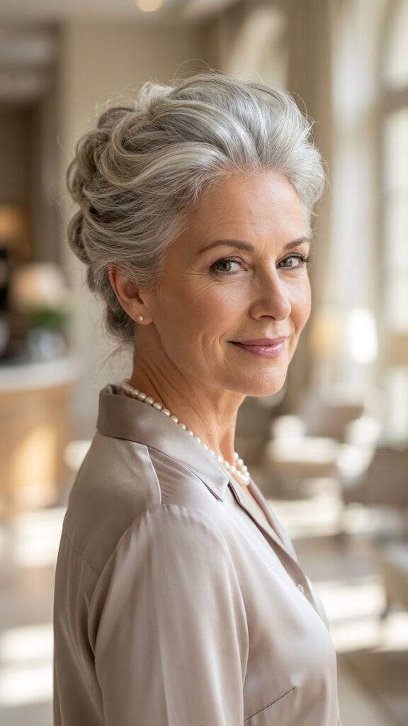 Voluminous French Twist