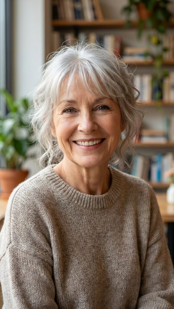 Wispy Fringe with Soft Waves