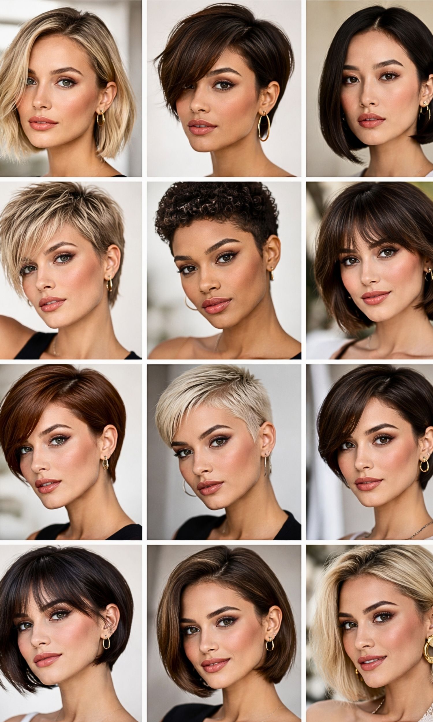 13 Short Haircuts That Prove Oval Faces Are Ideal for Stunning Cropped Styles