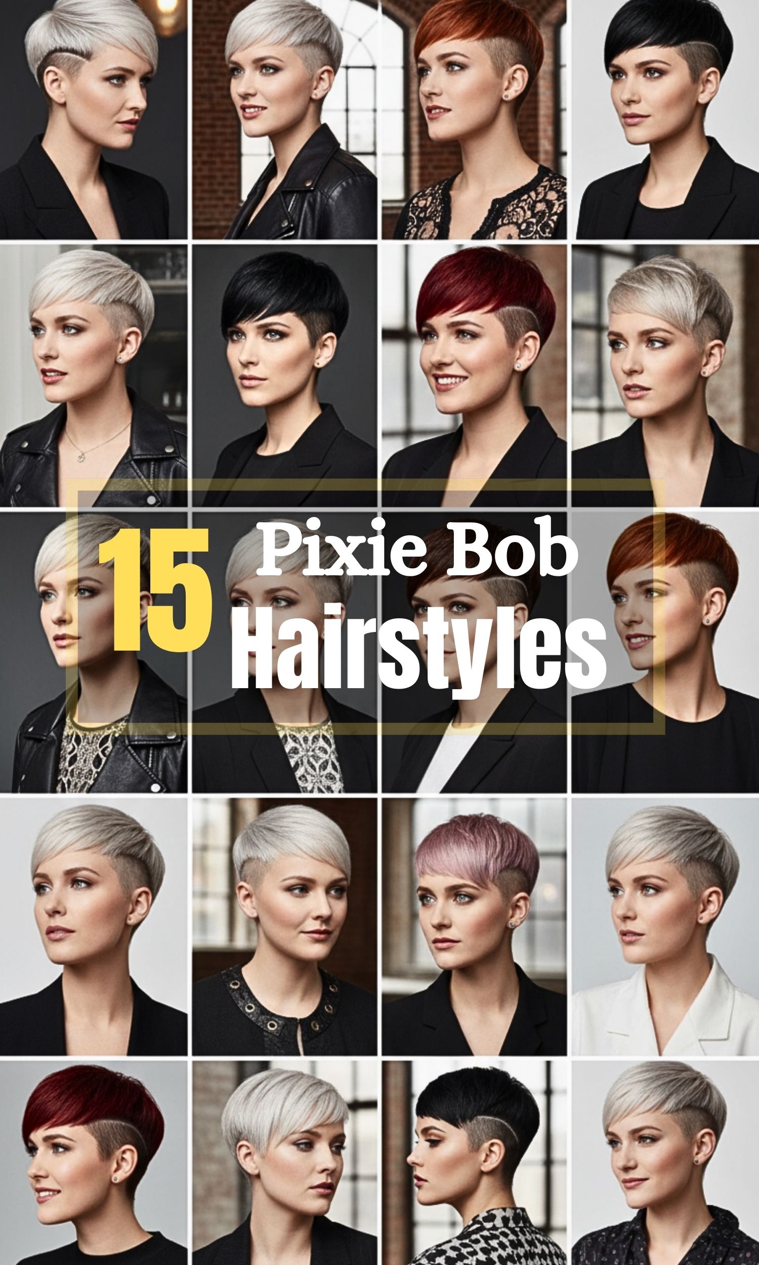 15 Chic Undercut Pixie Bob Hairstyles to Try Now