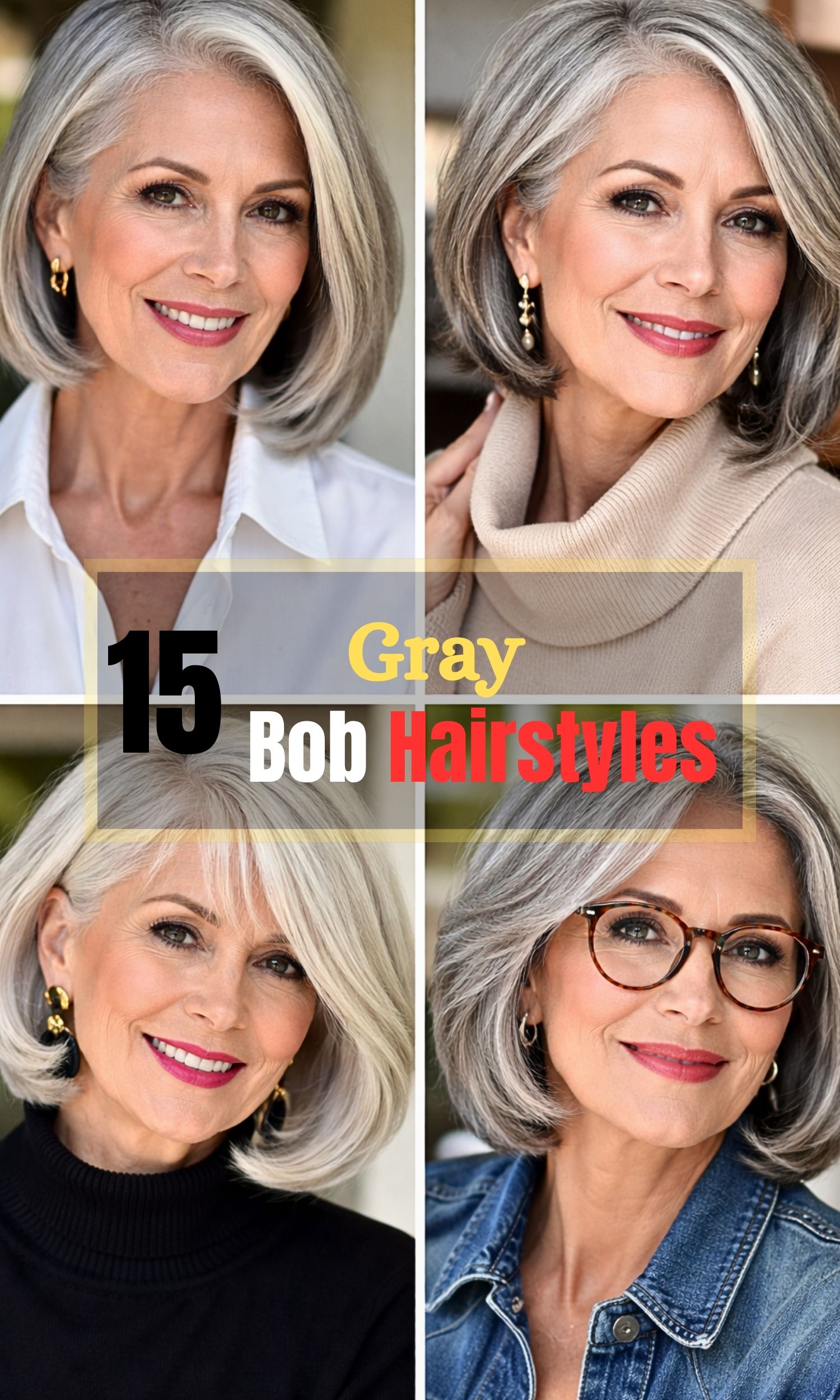 15 Gray Bob Hairstyles That Prove Age Has Never Looked Better