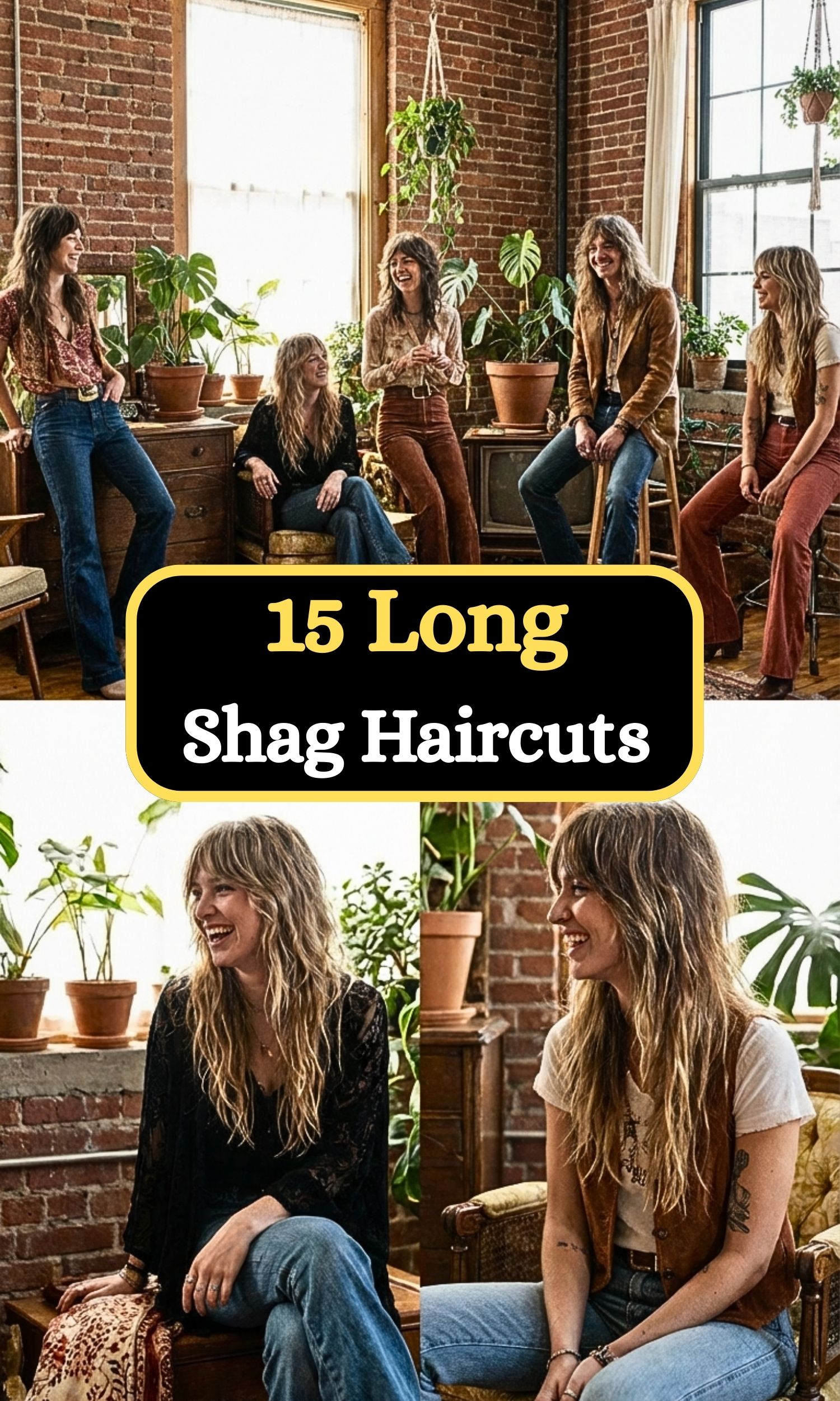 15 Long Shag Haircuts That Channel Celebrity Cool