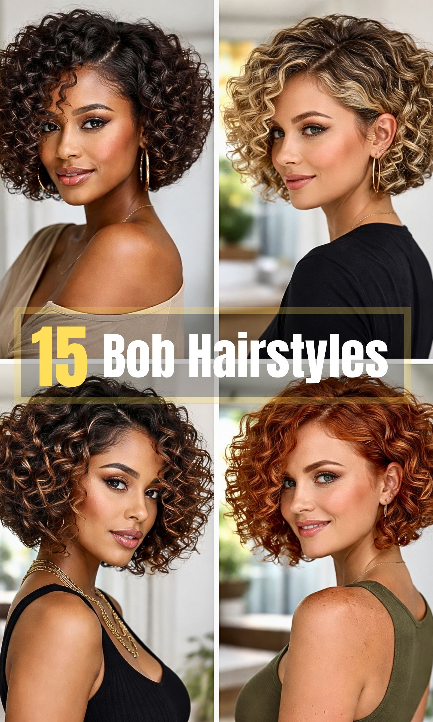 15 Stunning Inverted Bob Hairstyles for Curly Hair