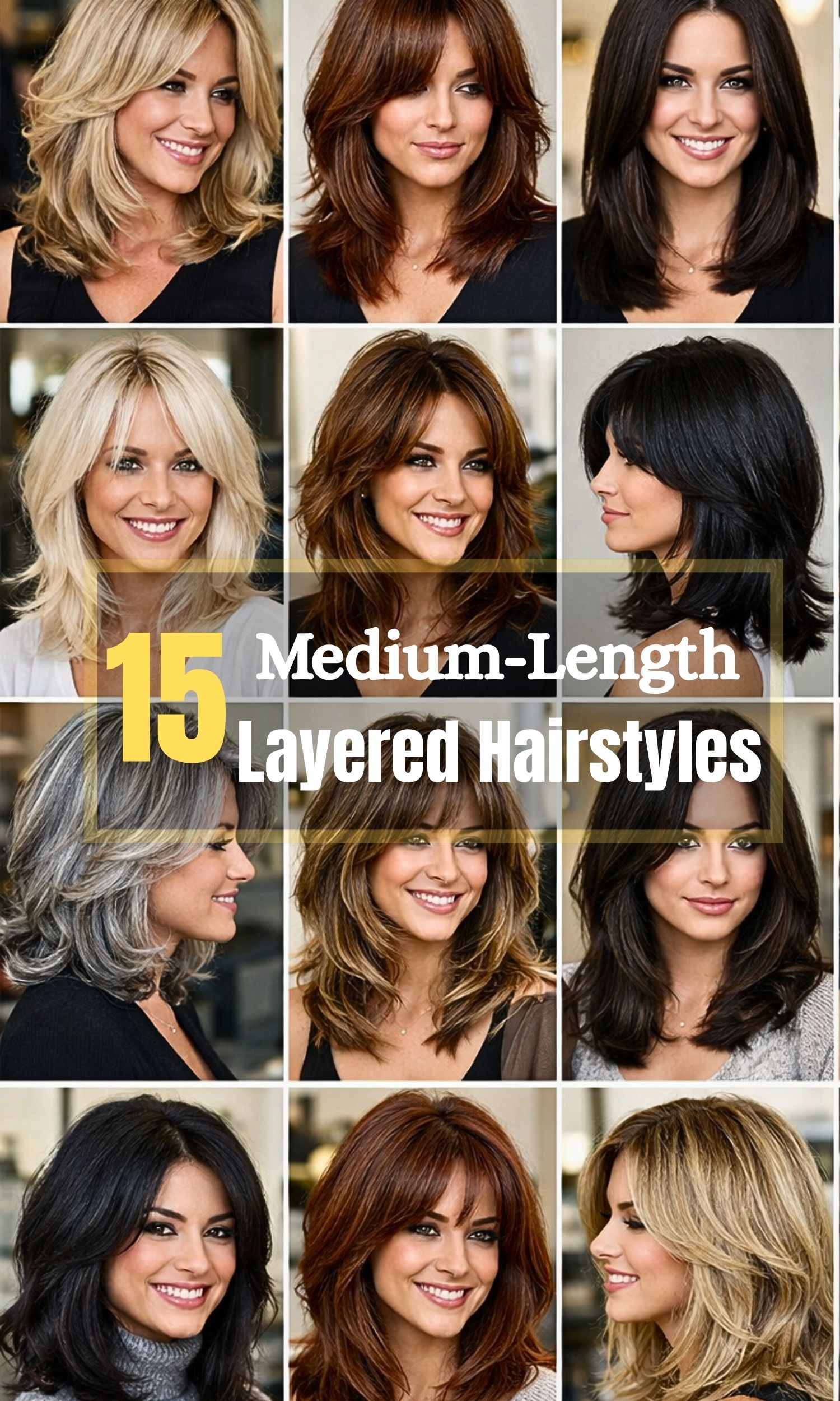 15 Stunning Medium-Length Layered Hairstyles That Turn Heads