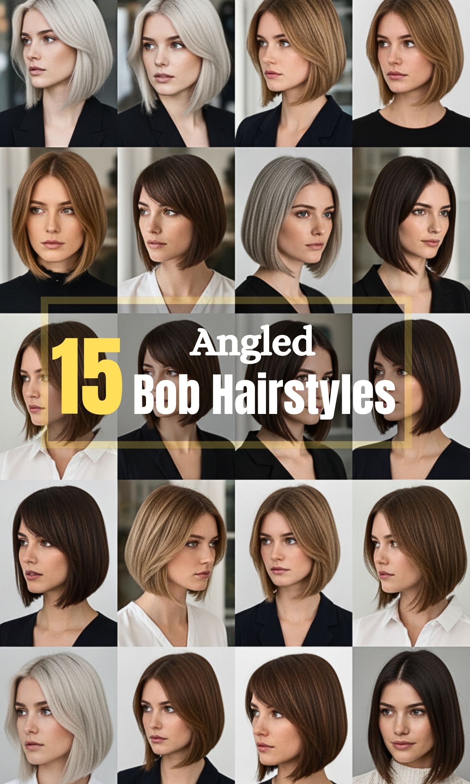 15 Trendy Angled Bob Hairstyles for Women with Fine Hair