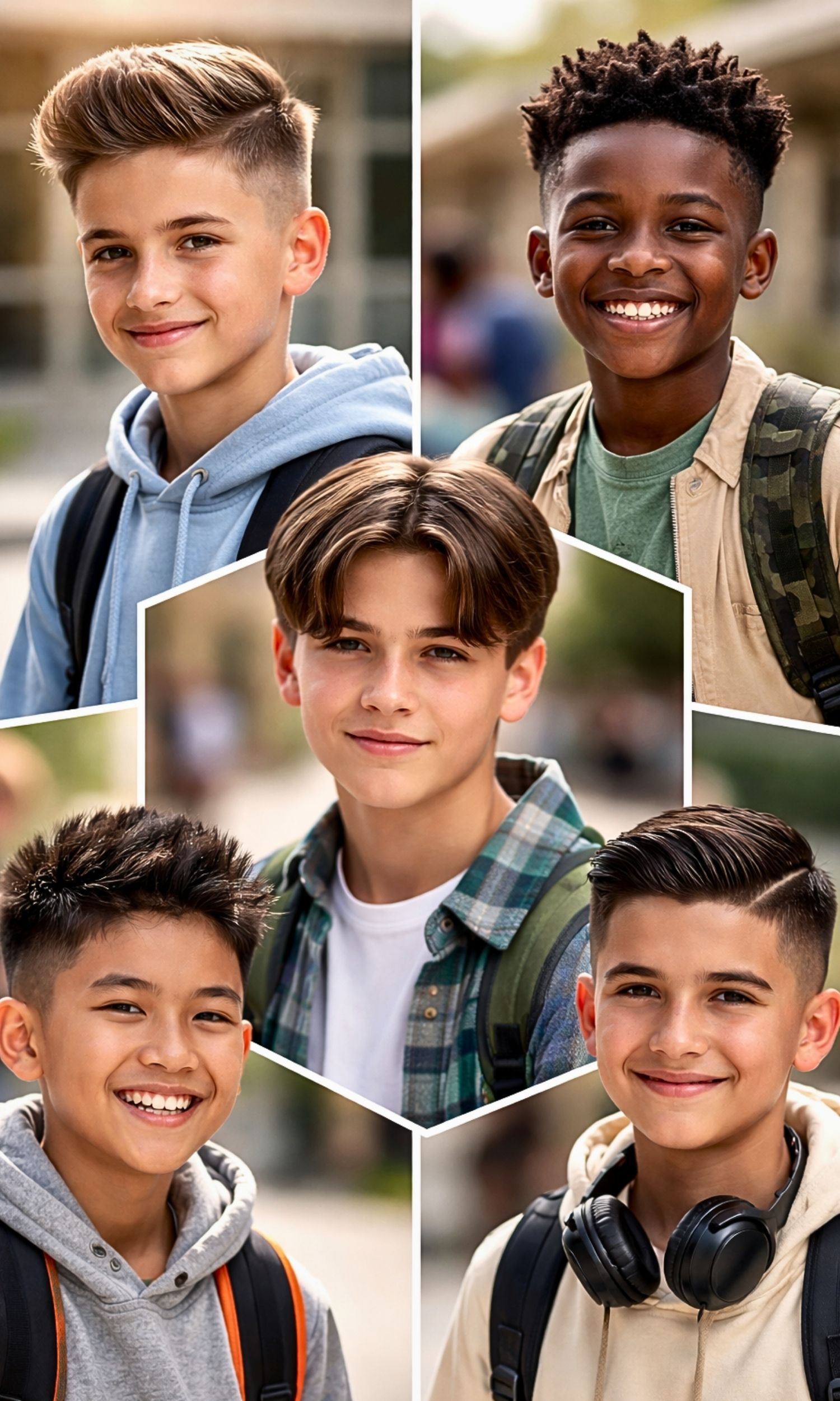 15 Trendy Boys’ Haircuts for School