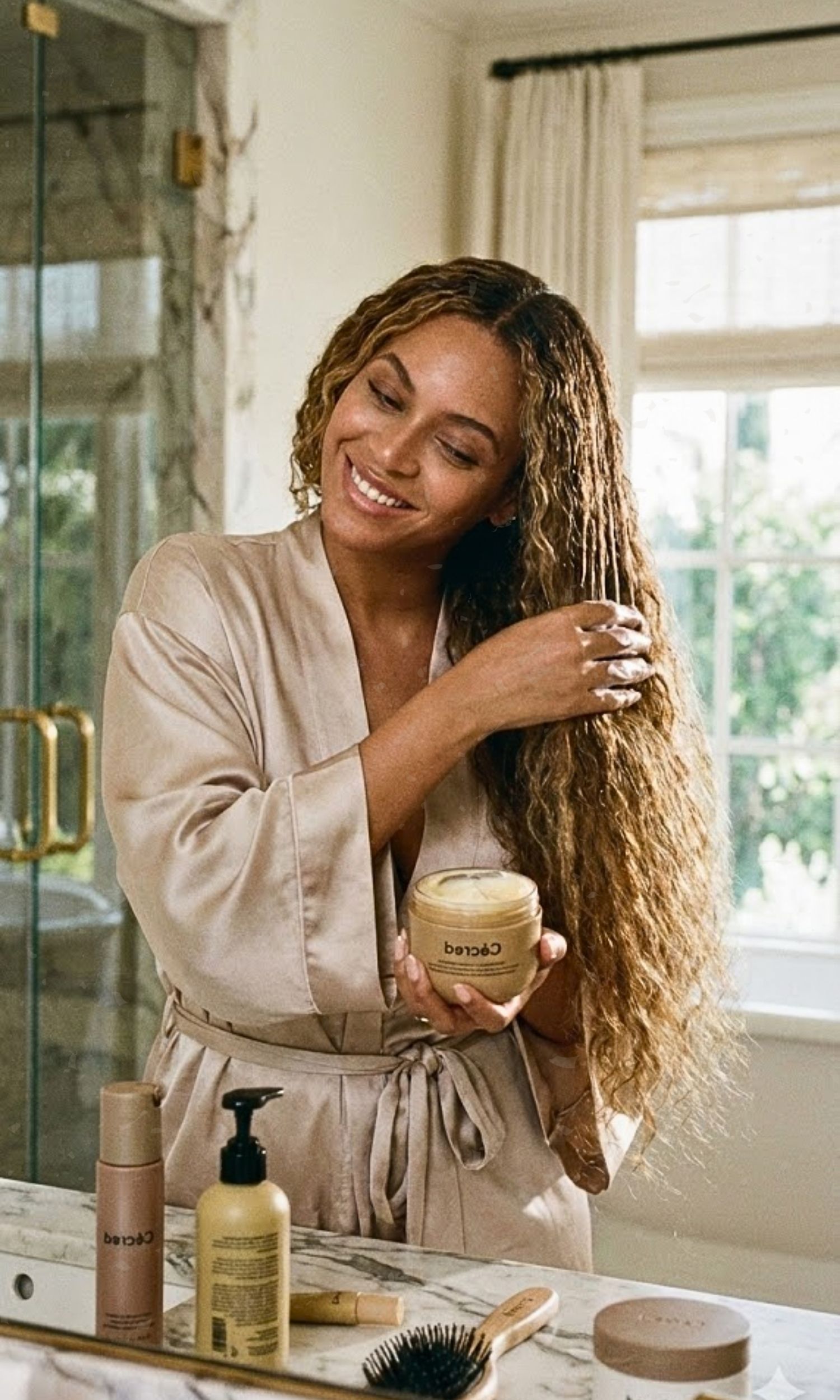 Beyoncé Shows Off Her Cécred Hair Ritual, and We’re Obsessed