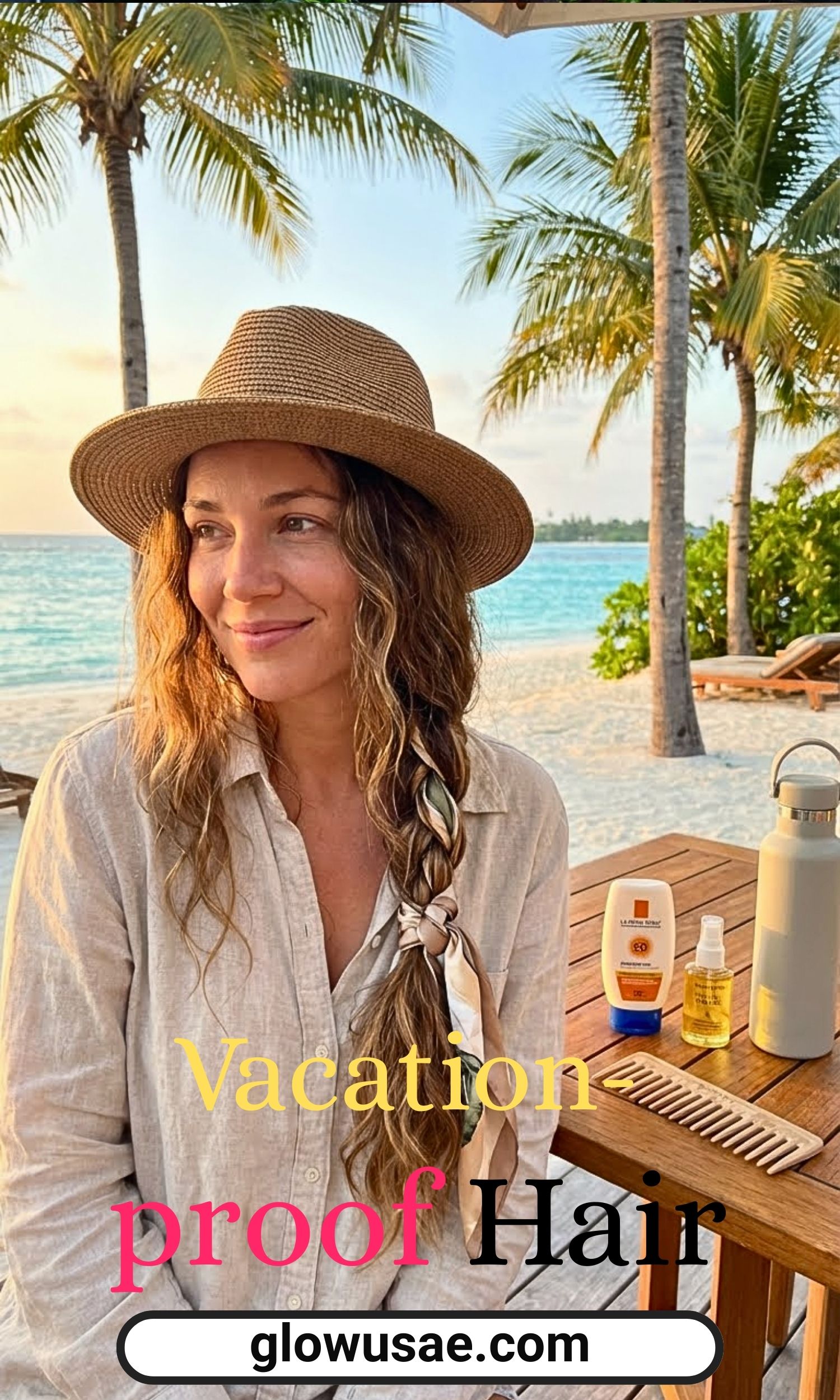 Vacation-Proof Hair: Simple Tips for Healthy, Shiny Locks on the Go