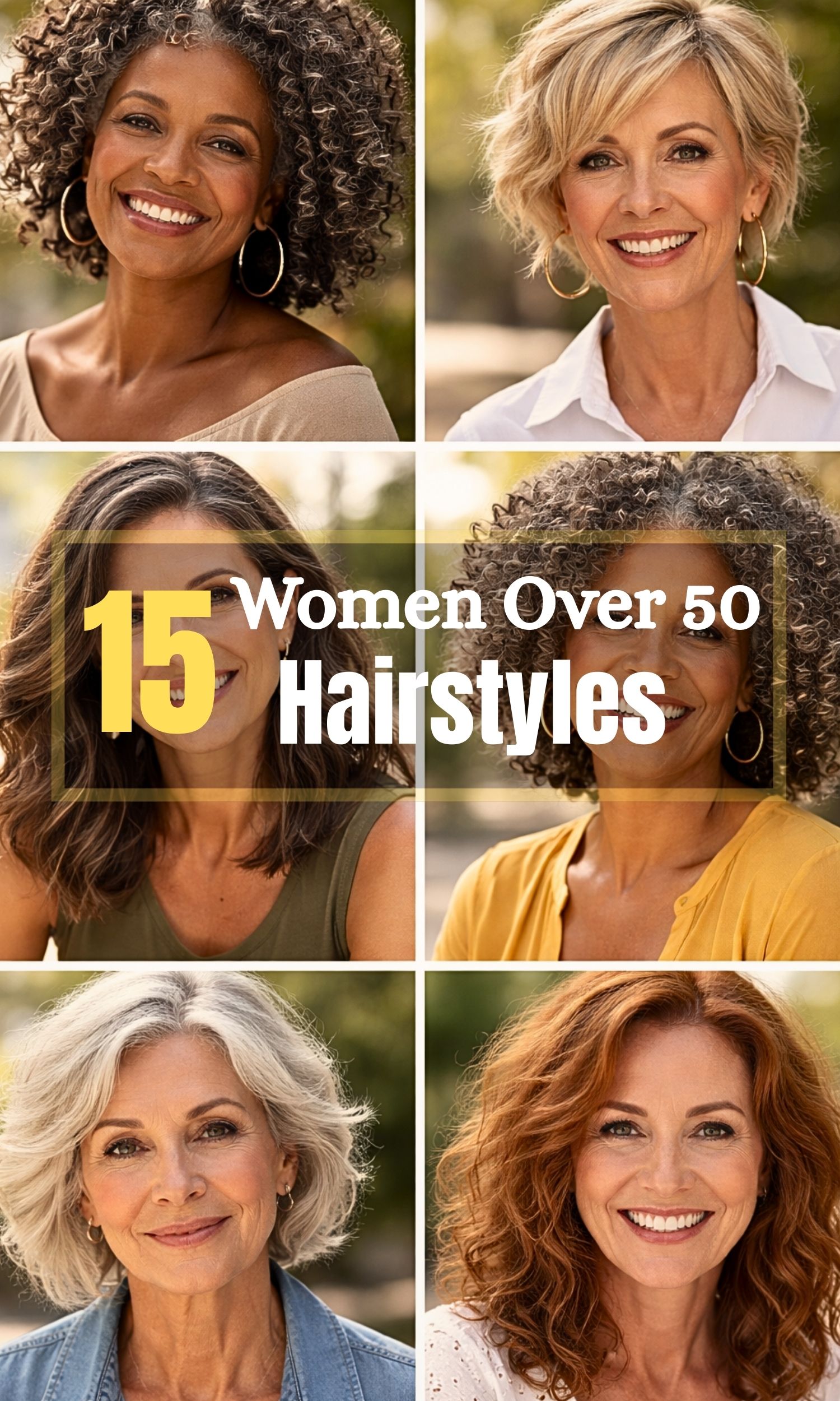 15 Beautiful Wash-and-Go Hairstyles for Women Over 50