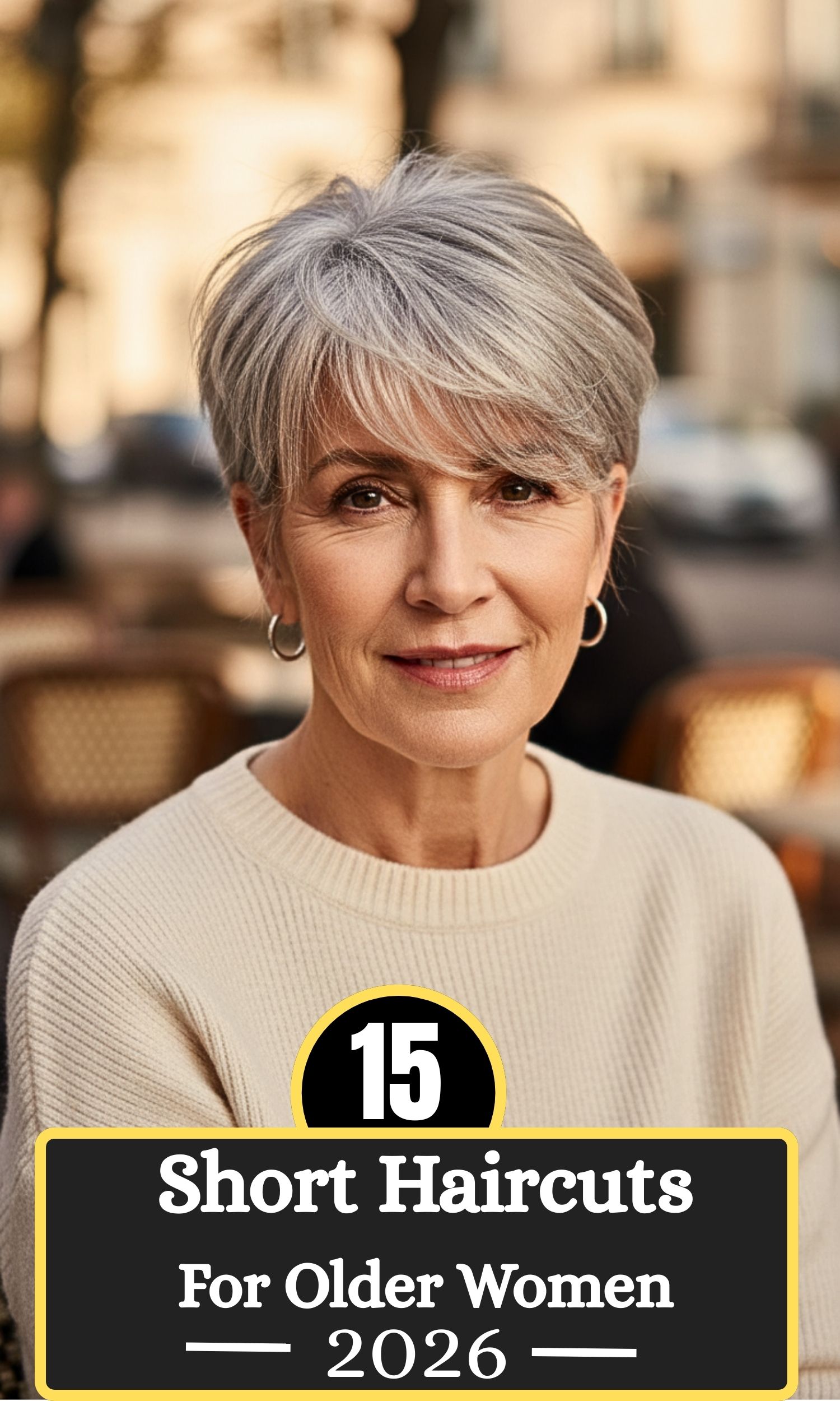 15 Chic Short Haircuts for Older Women With Thin Hair