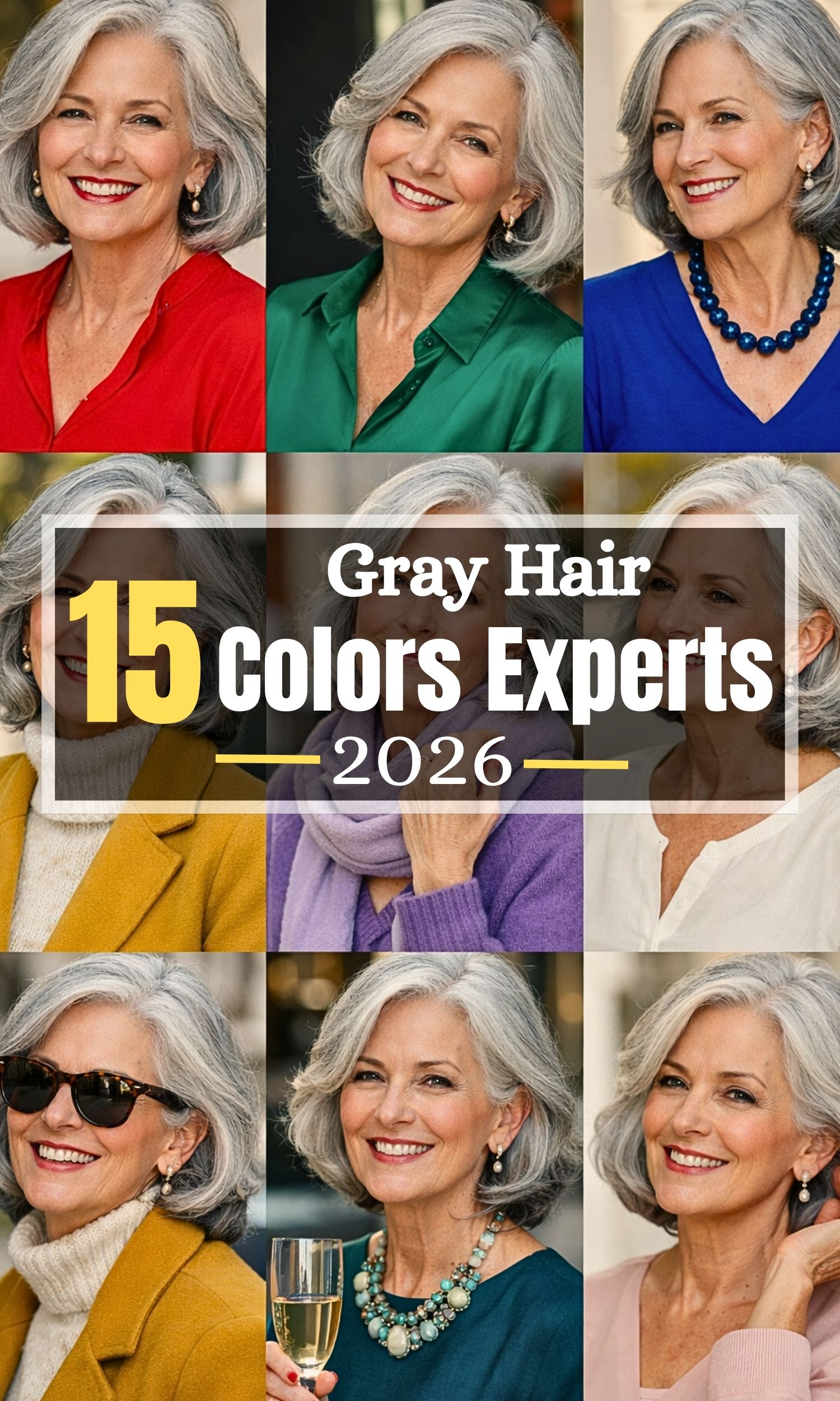 15 Colors Experts and Women Say Look Stunning on Gray Hair