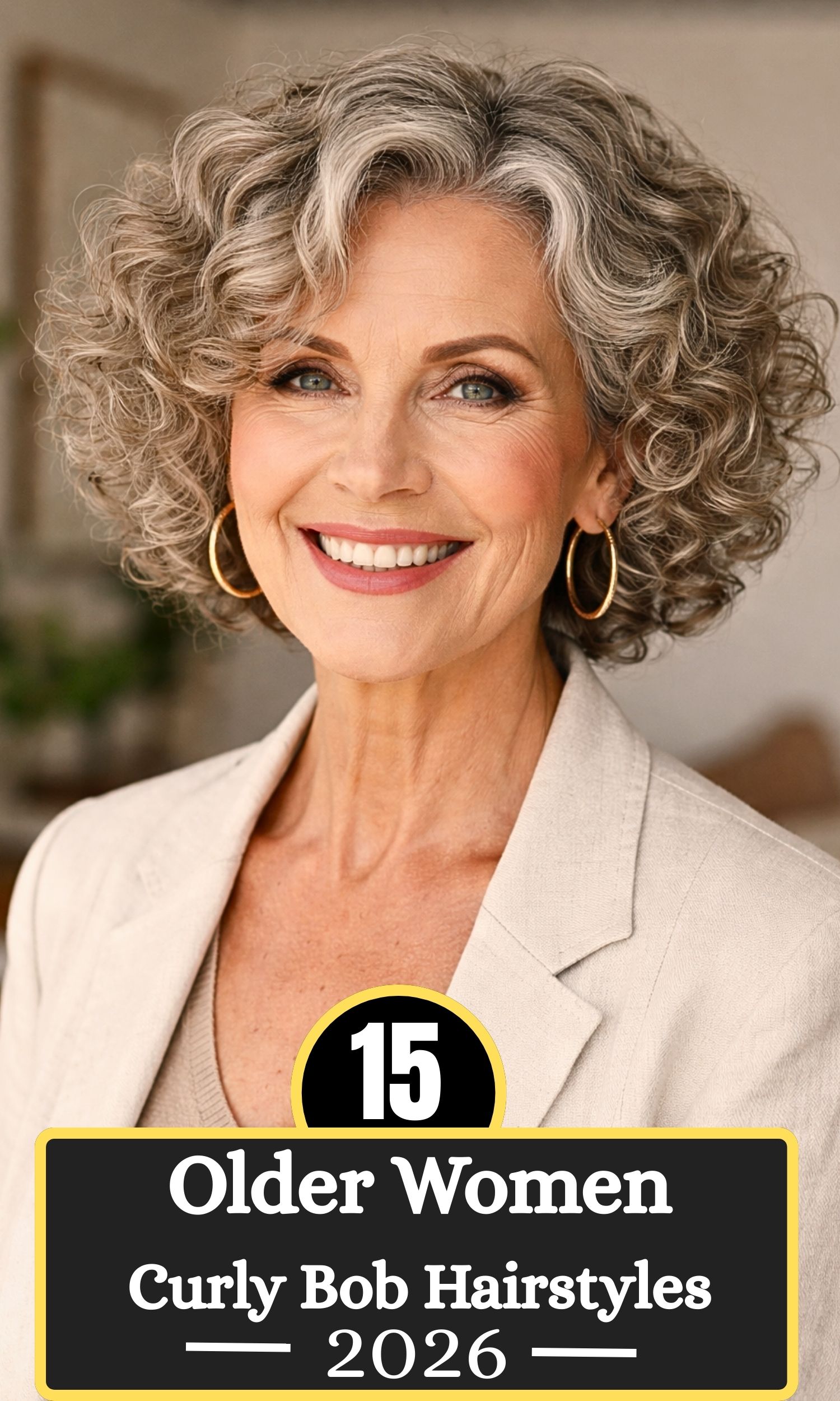 15 Curly Bob Hairstyles Older Women Can’t Get Enough of Right Now