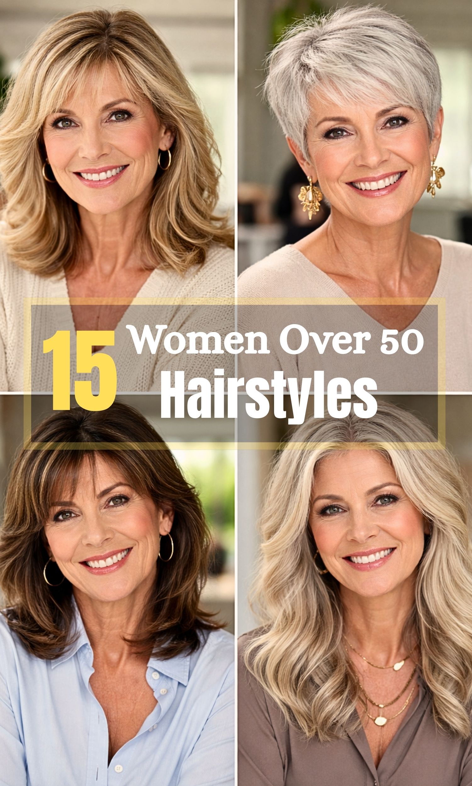 15 Effortless Hairstyles for Women Over 50 That Save Time and Look Fabulous