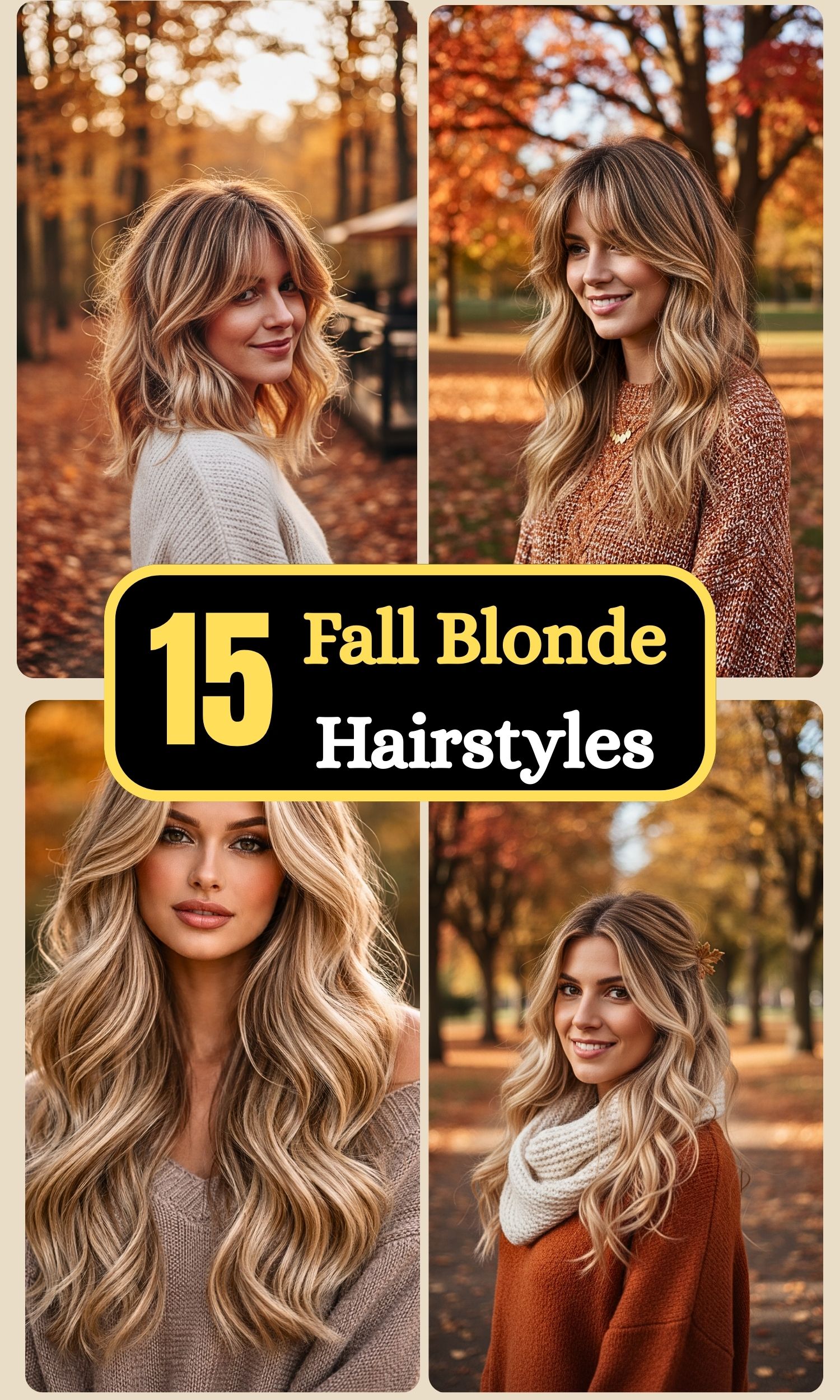 15 Fall Blonde Hairstyles Everyone Is Obsessed With Right Now
