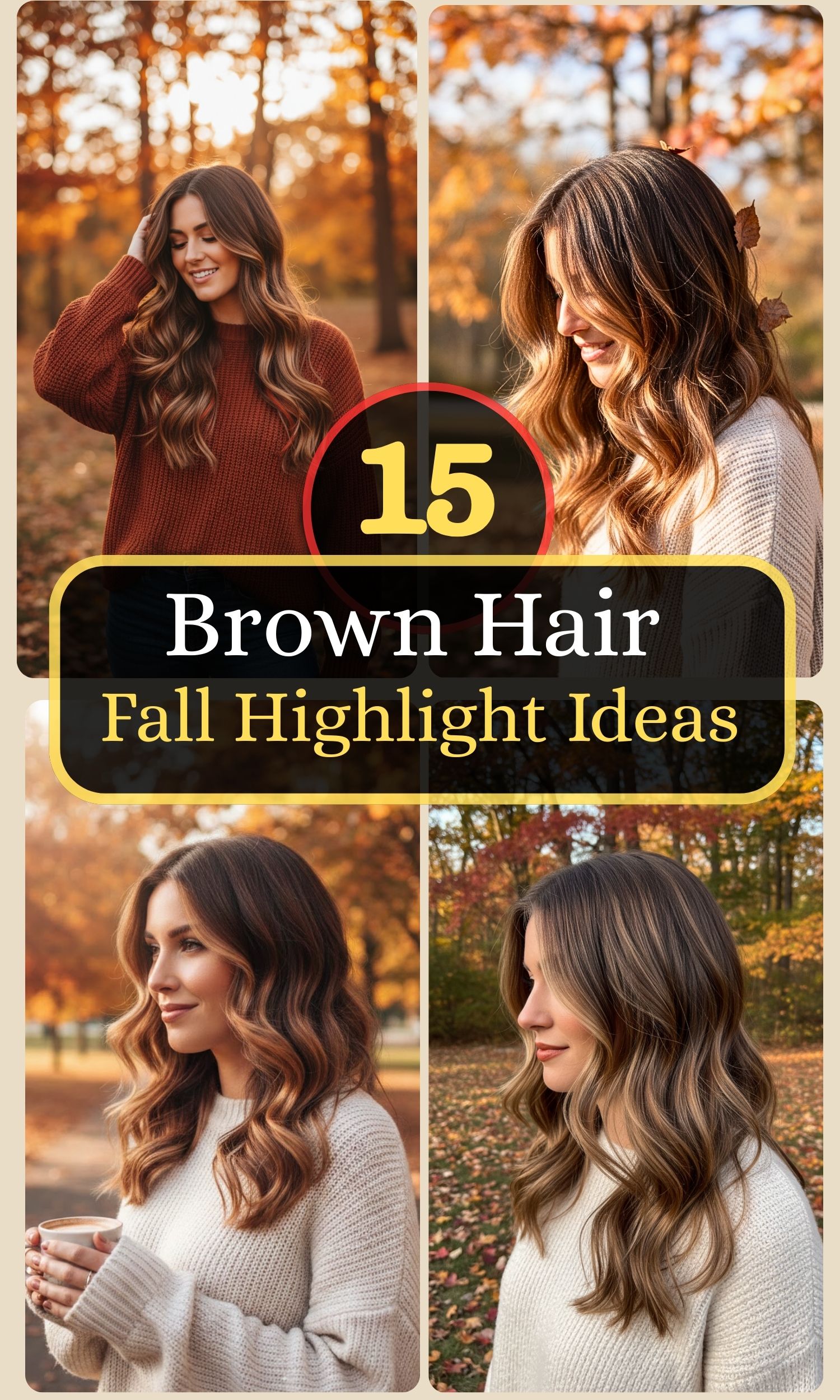 15 Fall Highlight Ideas for Brown Hair We’re Completely Obsessed With