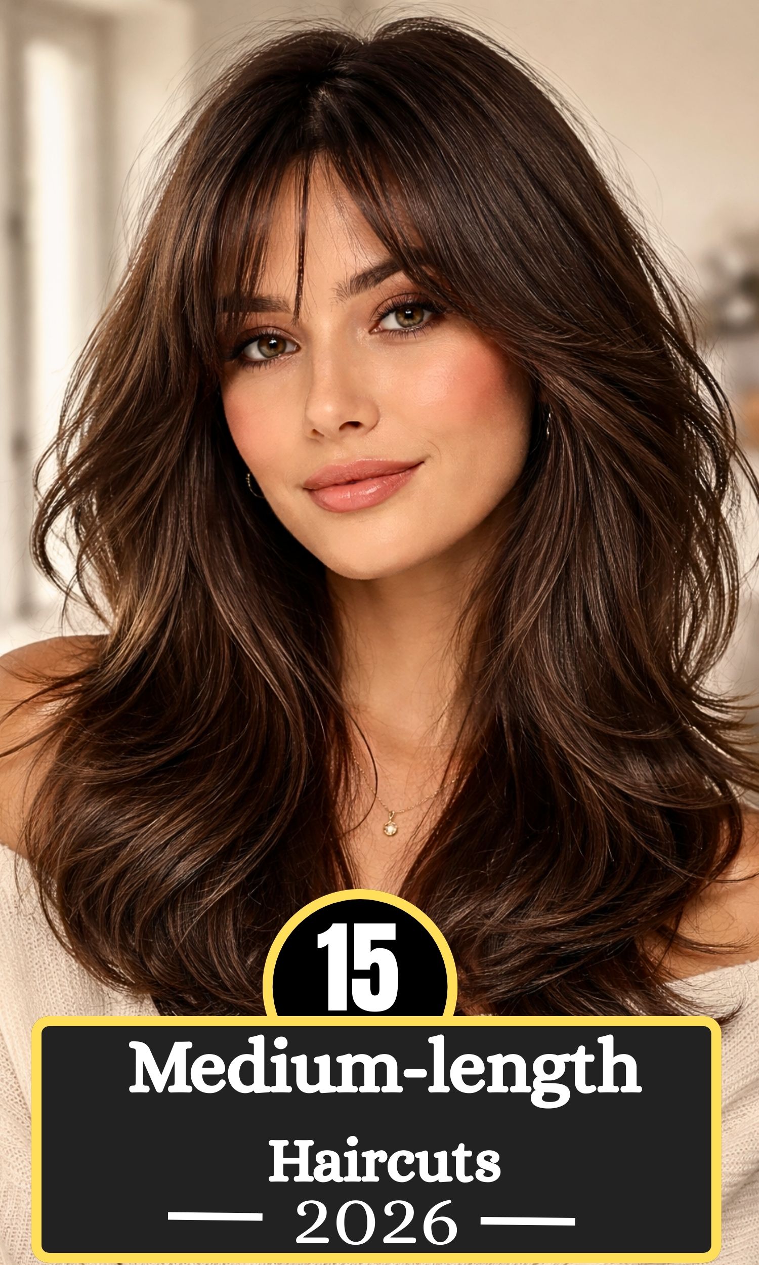 15 Medium-Length Haircuts That Effortlessly Tame Thick, Luscious Hair