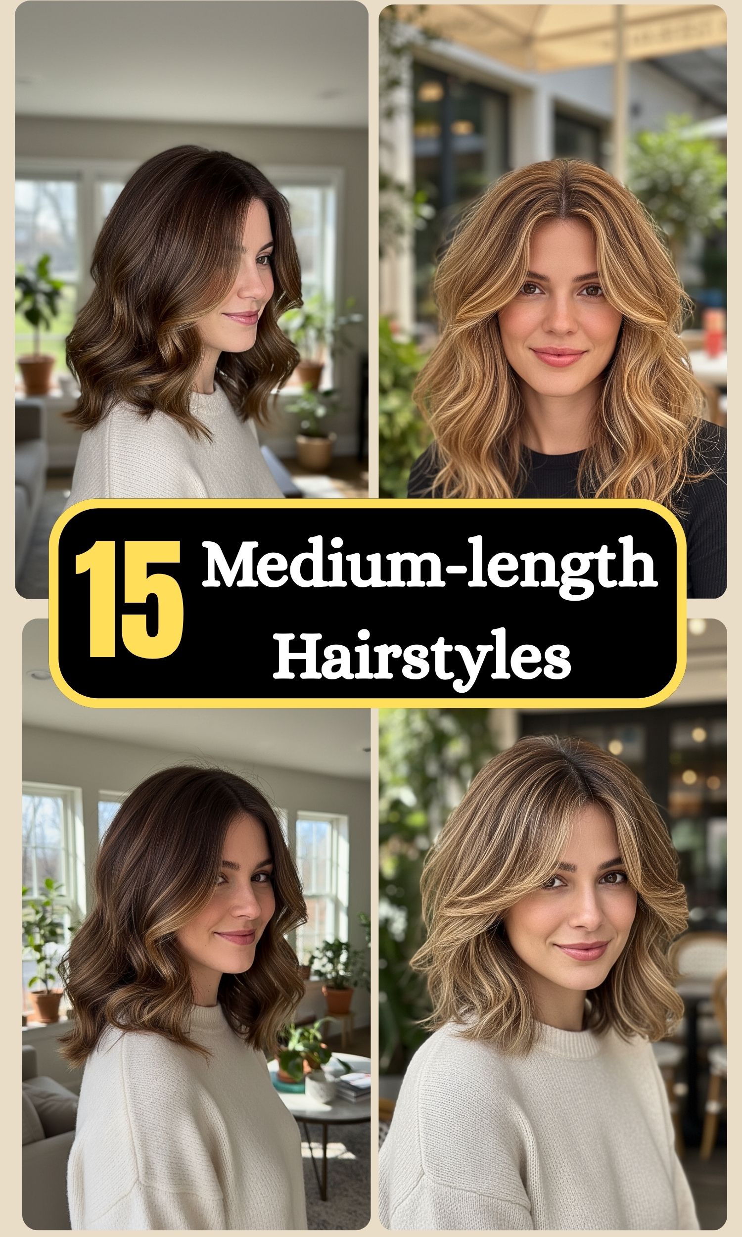15 Medium-Length Hairstyles That Make Thin Hair Look Thicker and Gorgeous