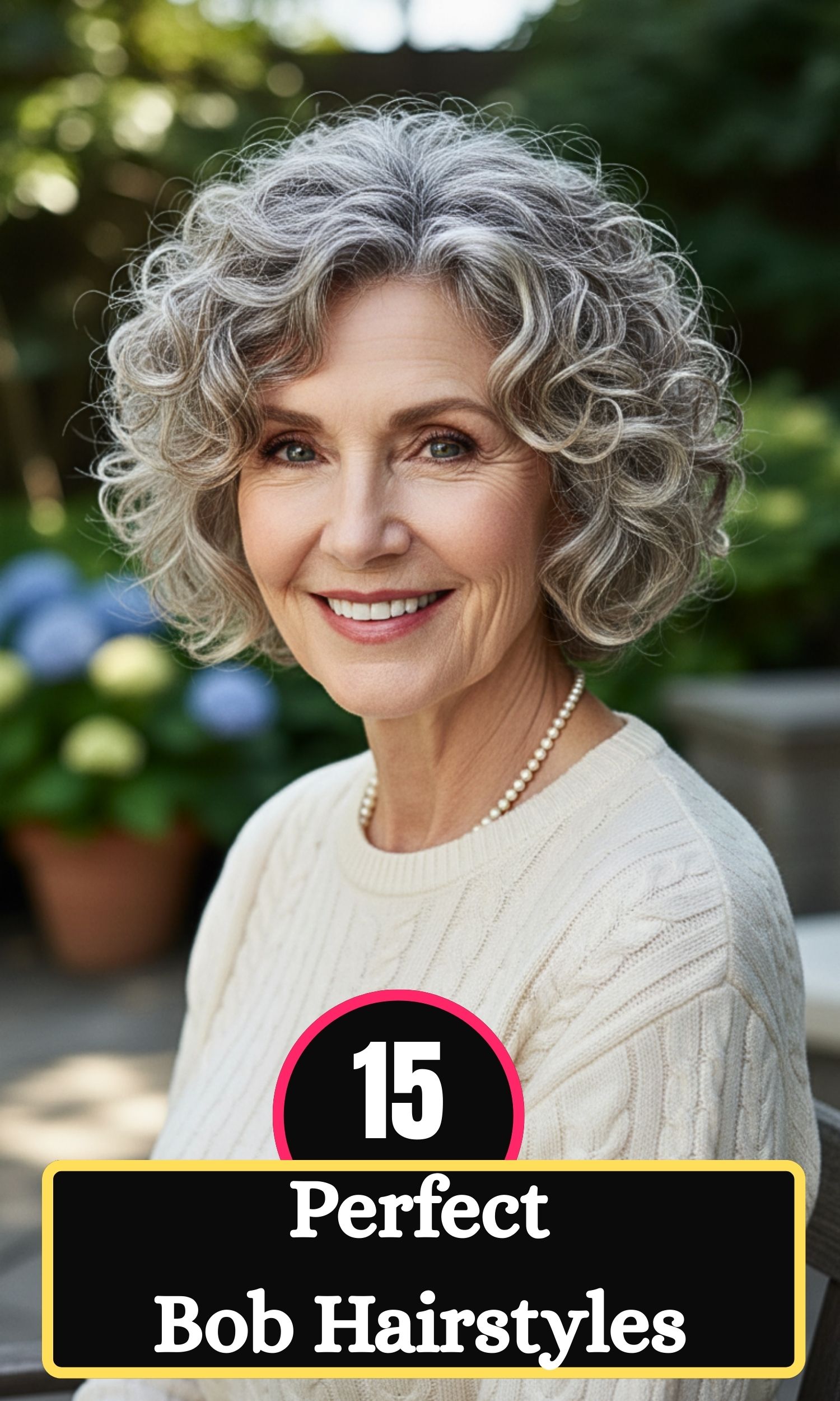 15 Perfect Bob Hairstyles That Flatter Natural Curls for Women Over 70