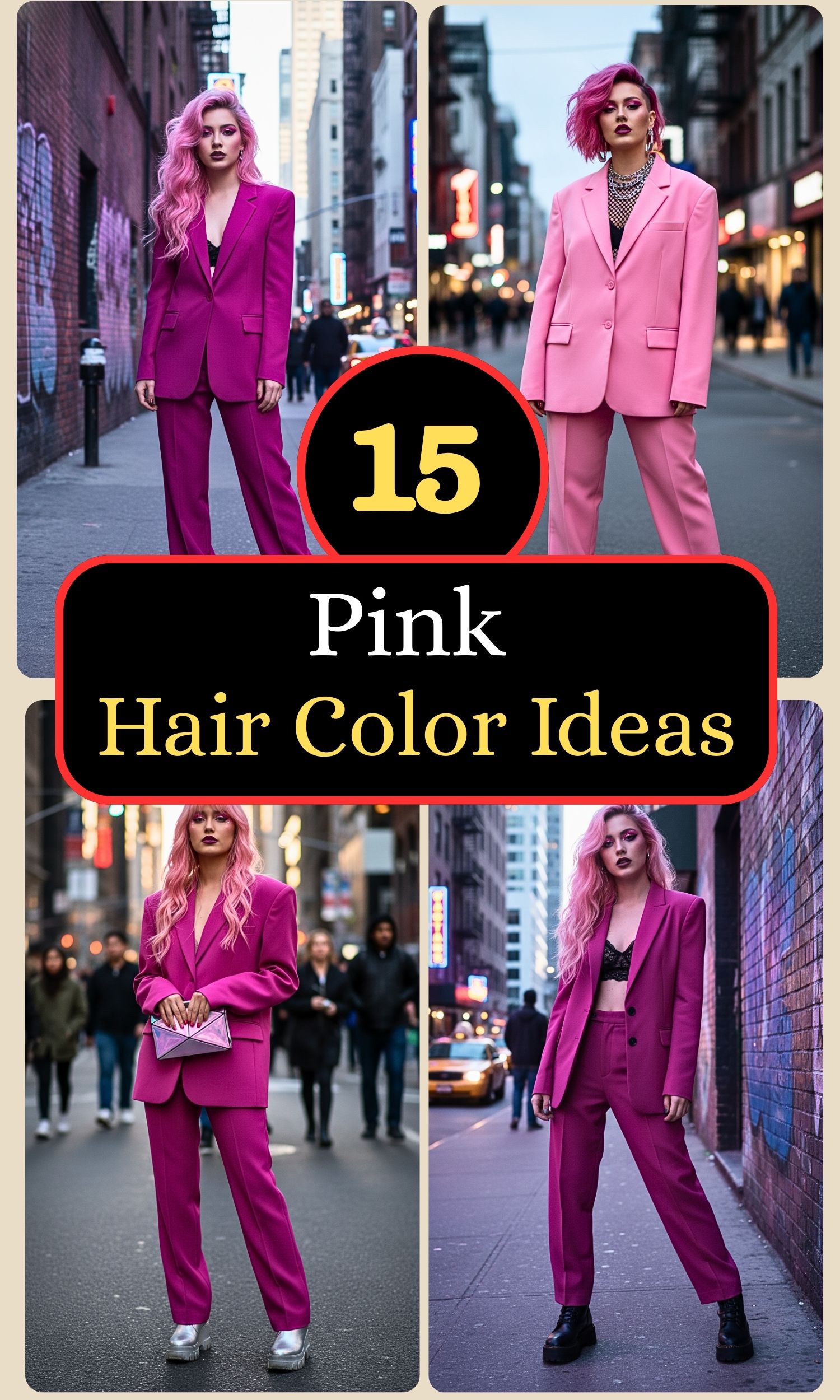 15 Pink Hair Color Ideas That Make a Bold Fashion Statement