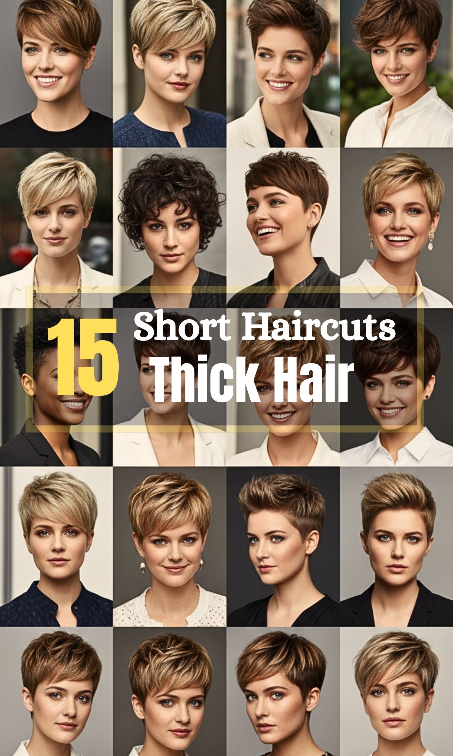 15 Short Haircuts That Show Thick Hair Is Seriously Stylish