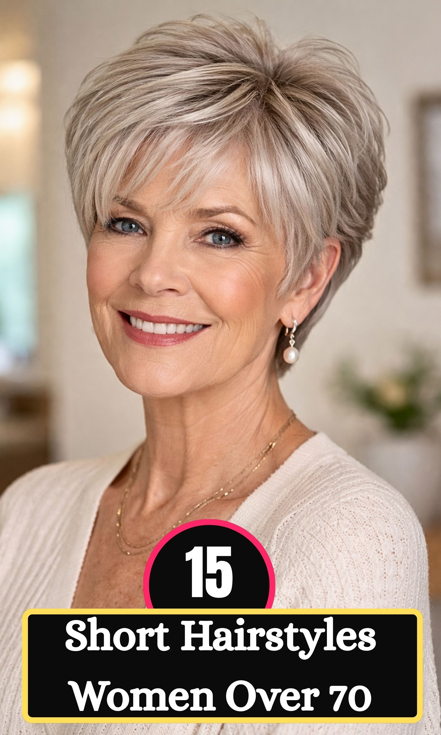 15 Short Hairstyles That Show Fine Hair Looks Stunning on Women Over 70