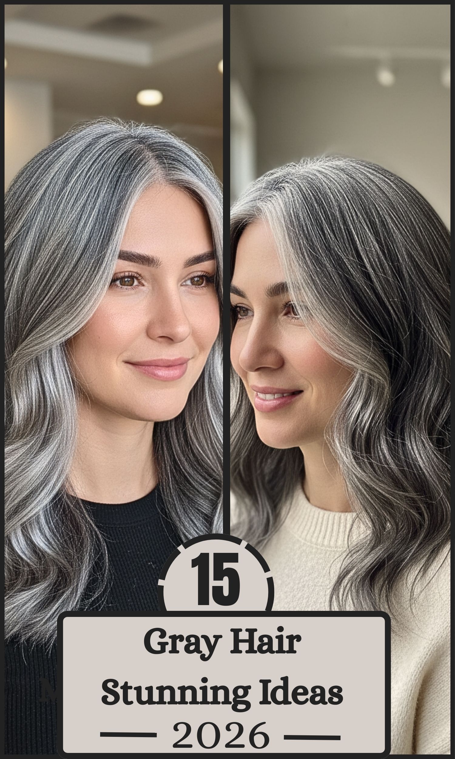 15 Stunning Ideas for Blending Gray Hair Into Dark Locks