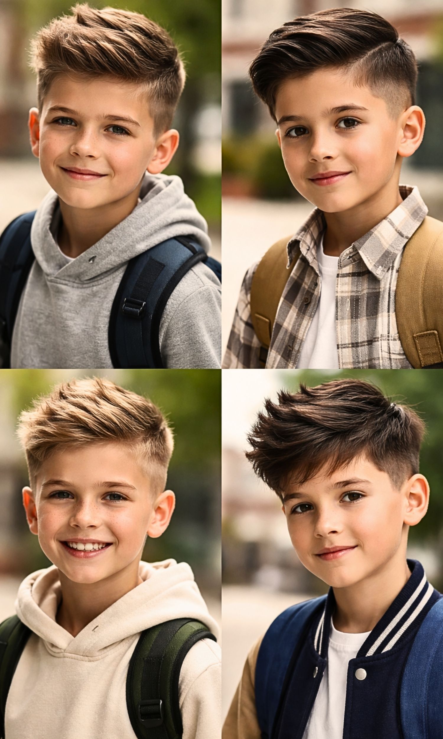 15 Trendy Boys Haircuts for School
