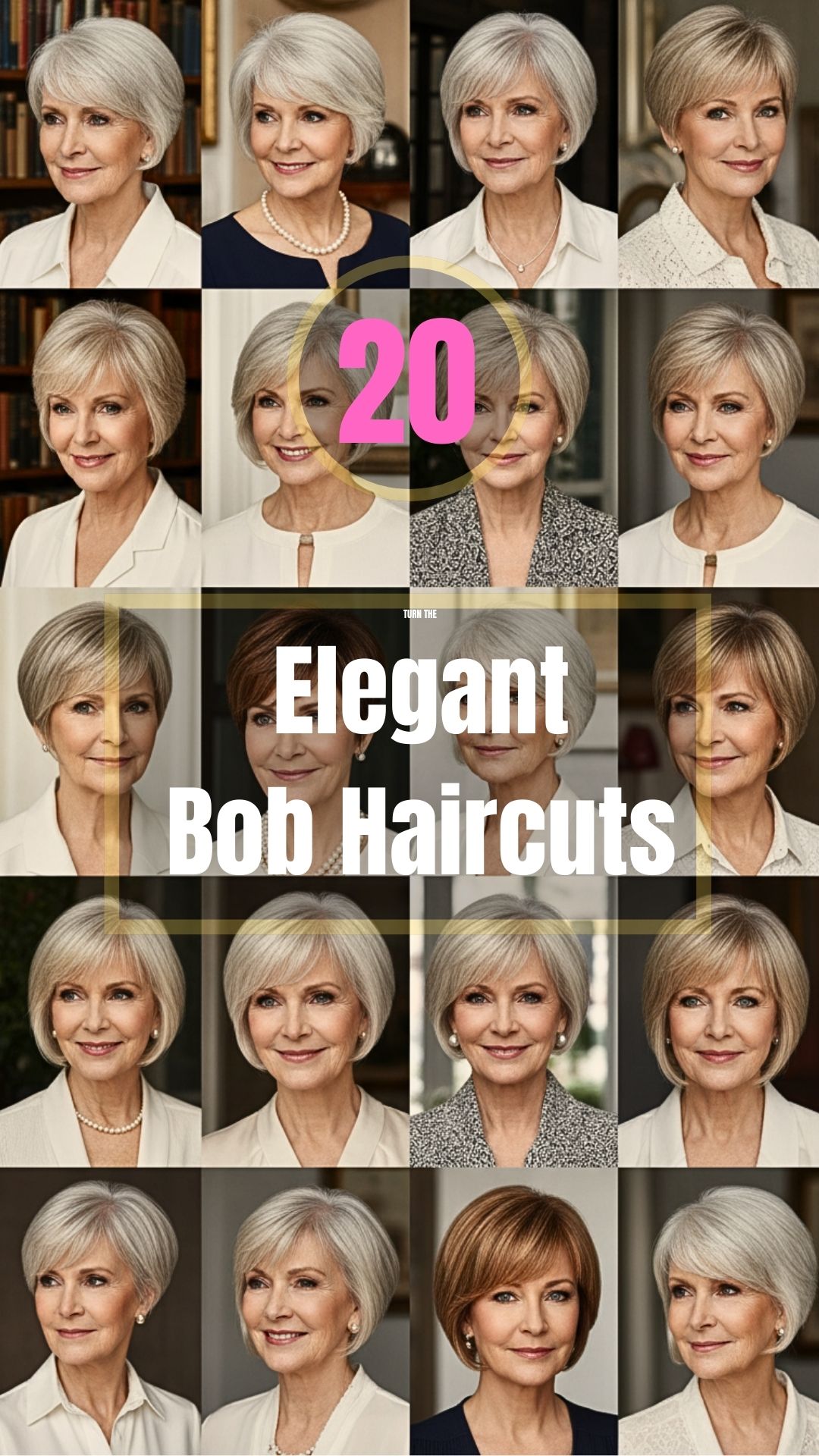 20 Elegant Bob Haircuts for Older Women with Fine Hair