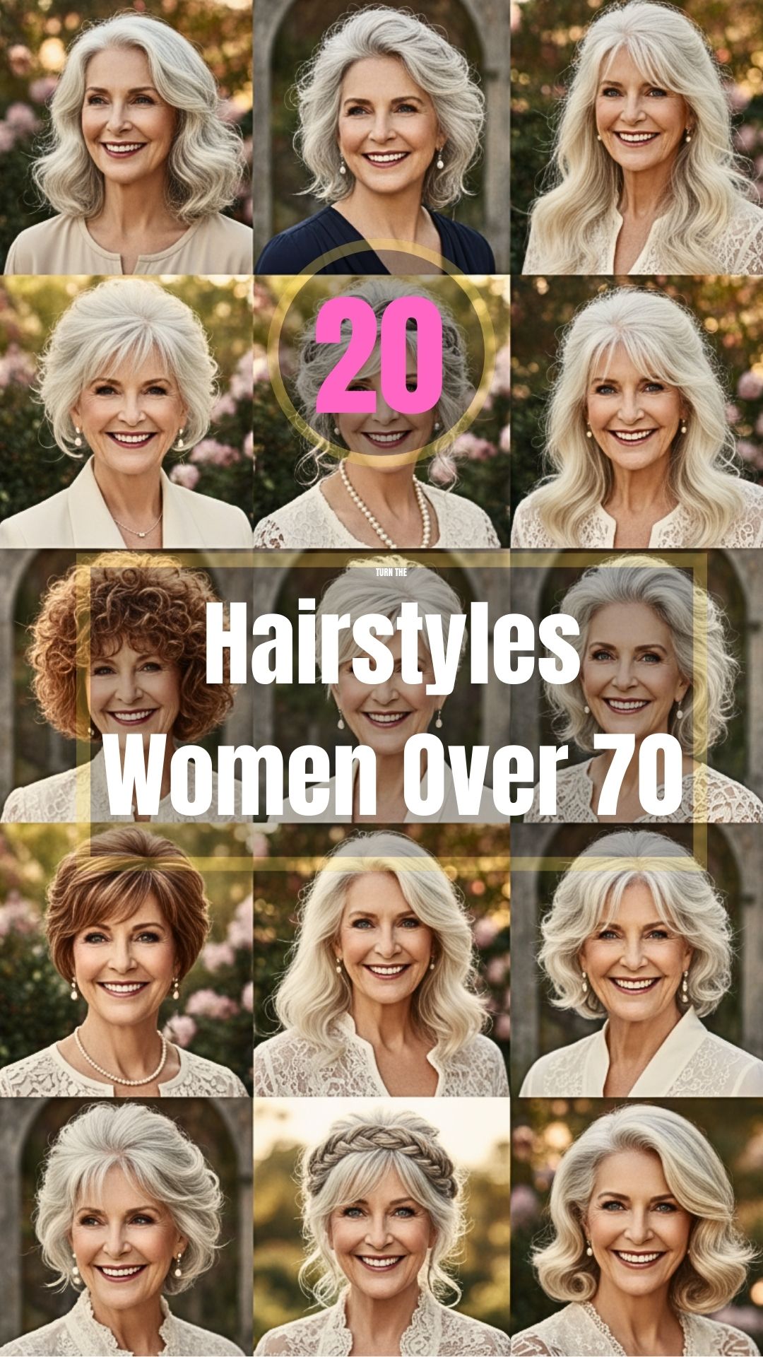 20 Gorgeous Hairstyles for Women Over 70 with Thick Hair