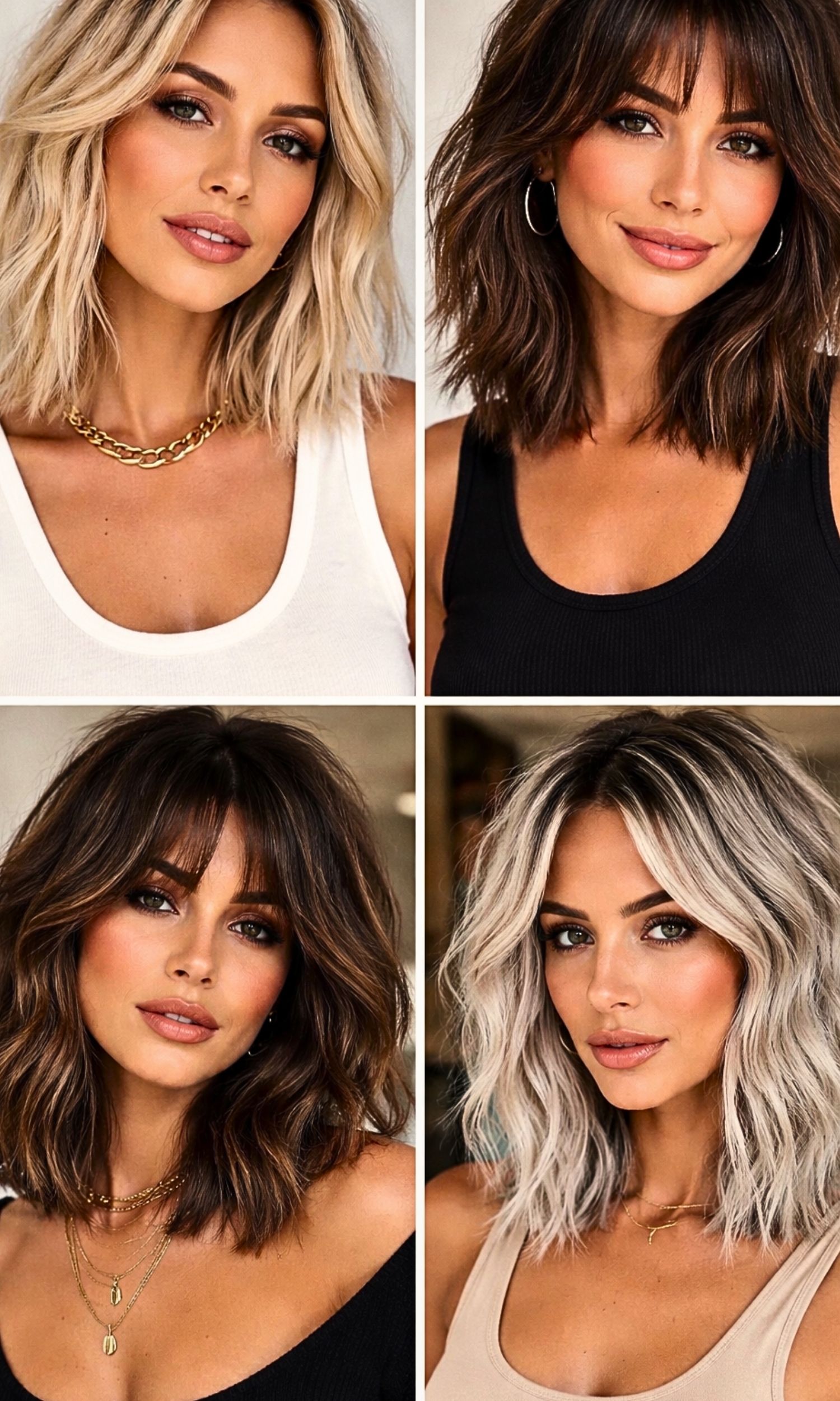 20 Shoulder-Length Choppy Haircut Ideas