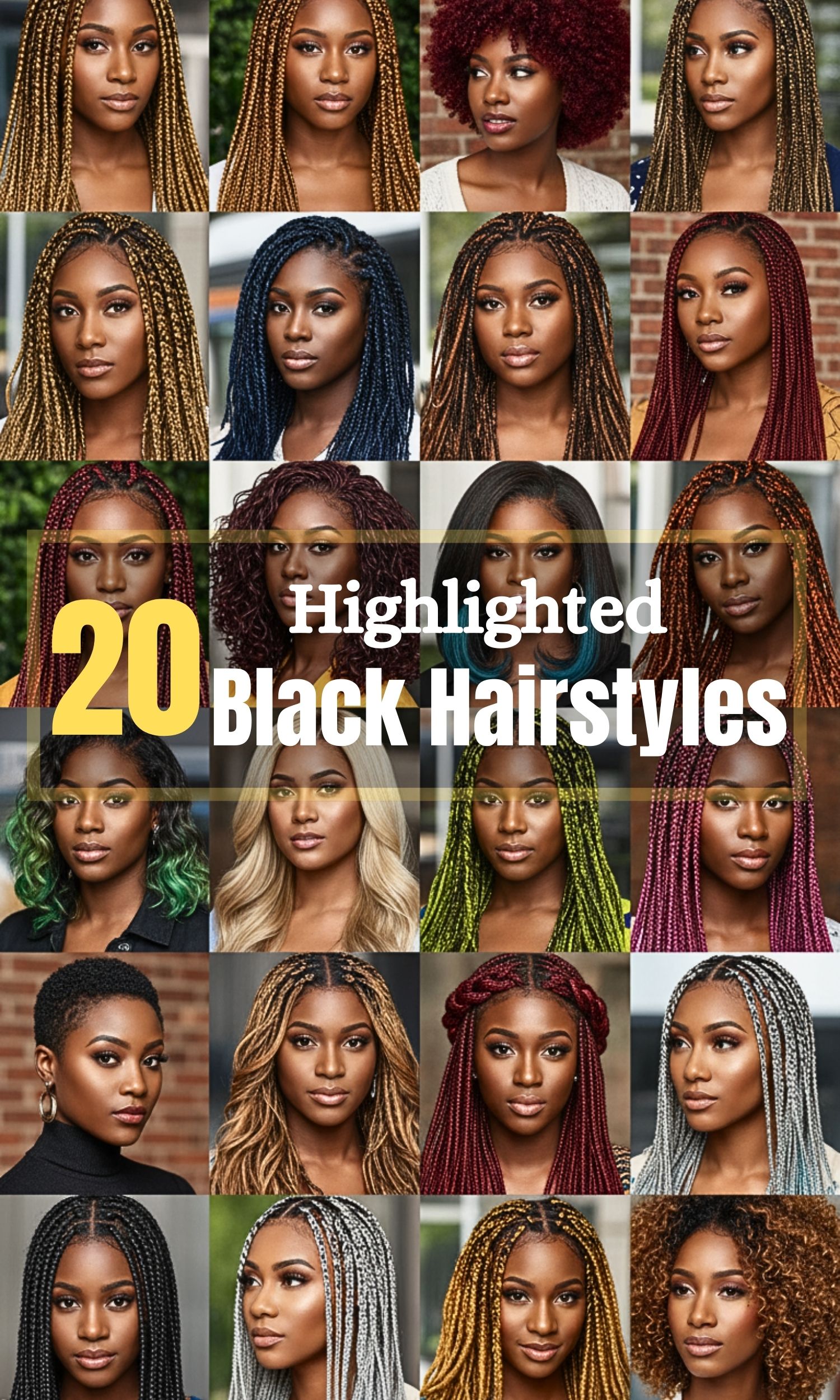 20 Stunning Highlighted Black Hairstyles