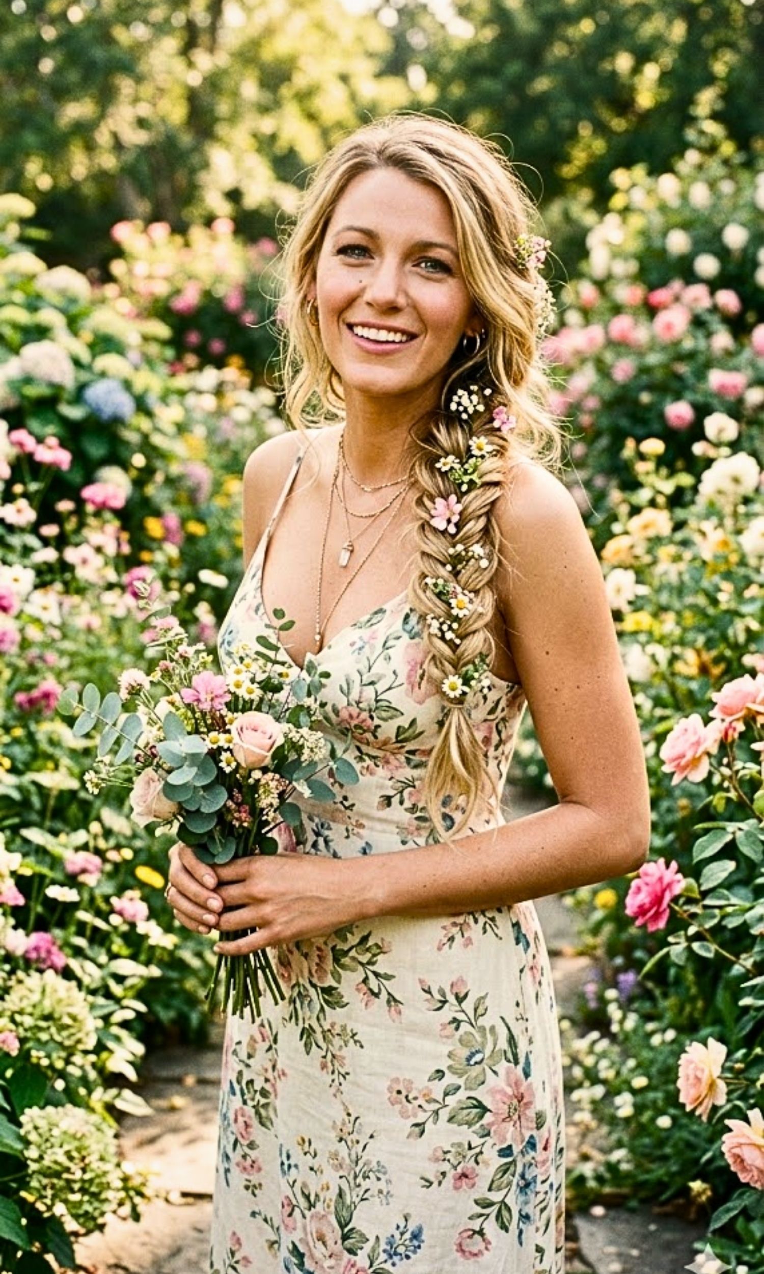 Blake Lively Rocks the Boho Braid Trend in Full Bloom