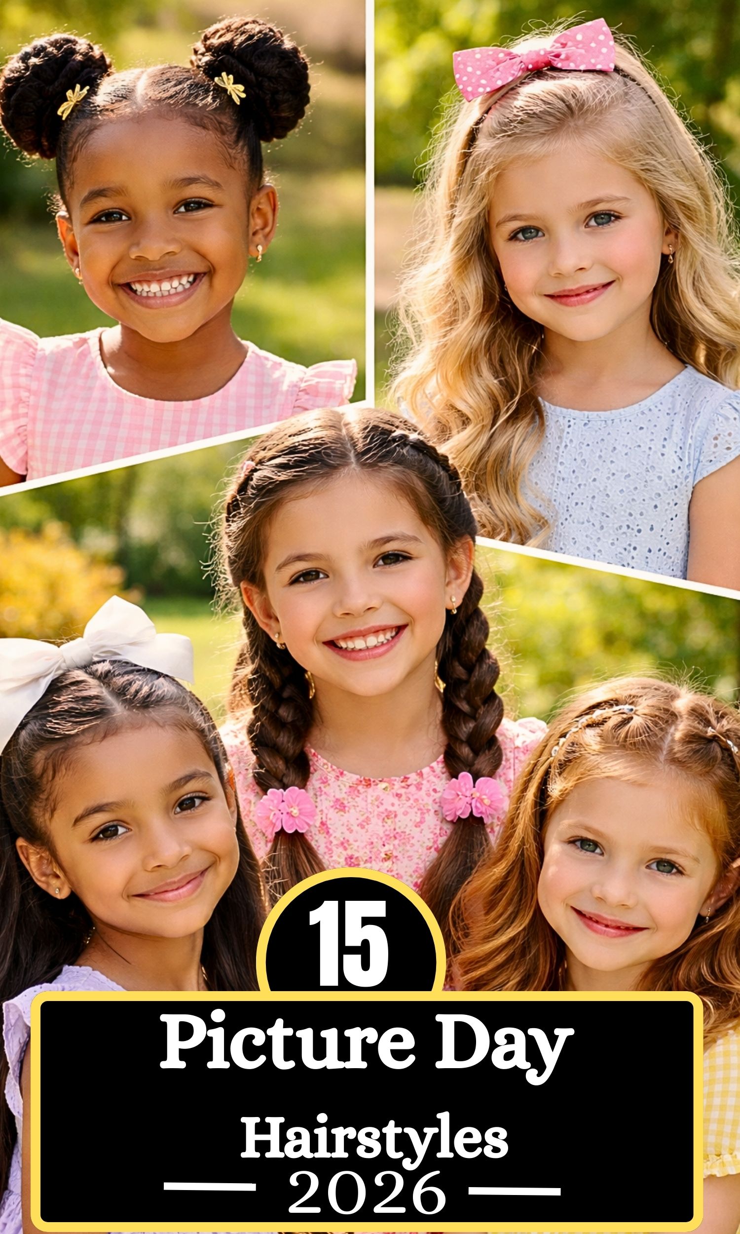 15 Adorable Picture Day Hairstyles for Girls