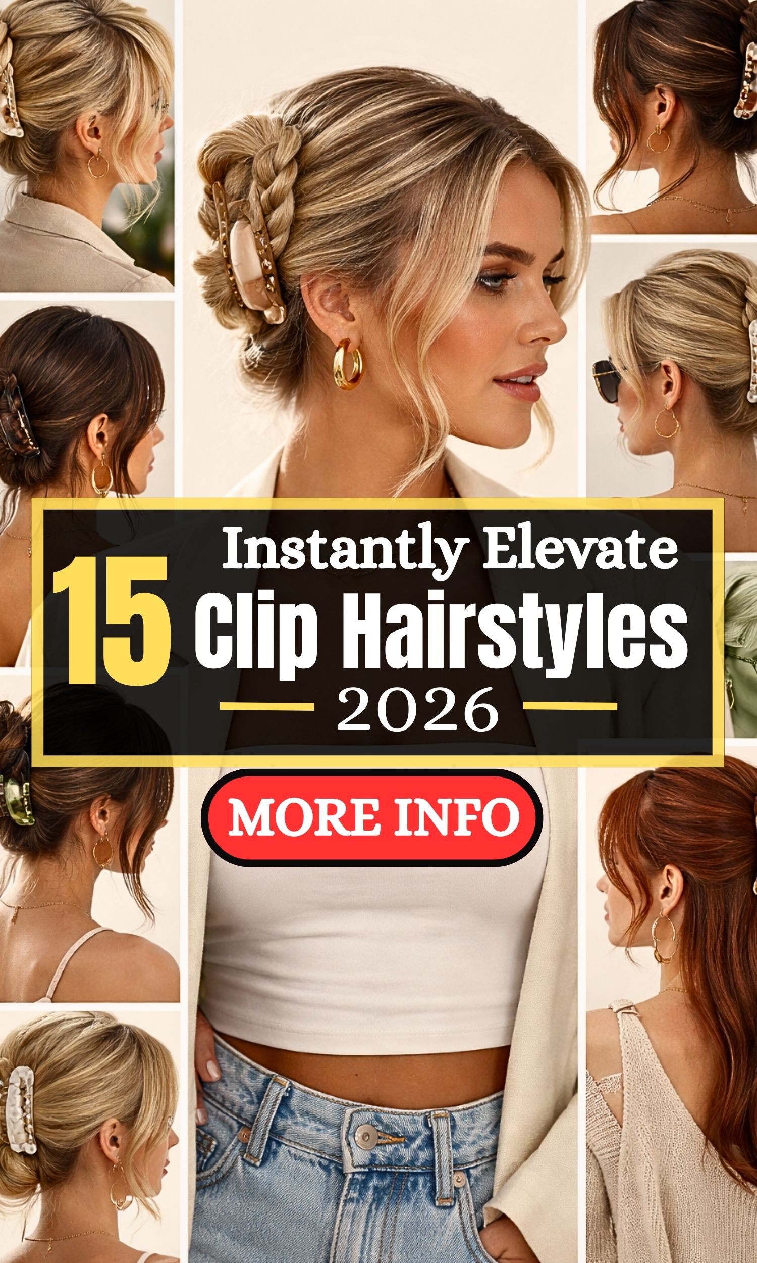 15 Claw Clip Hairstyles to Instantly Elevate Your Updos