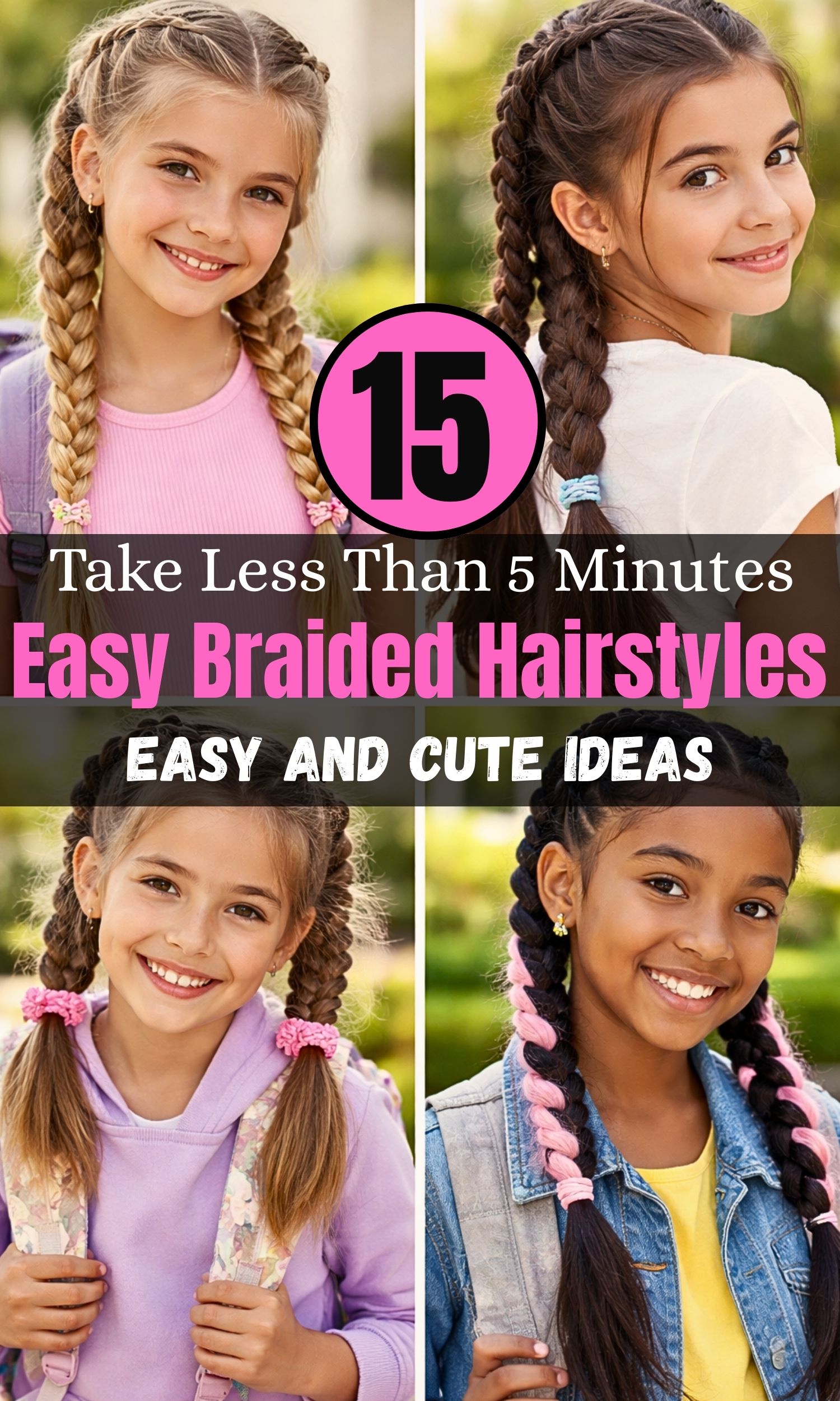 15 Easy and Cute Ideas for Easy Braided Hairstyles for School