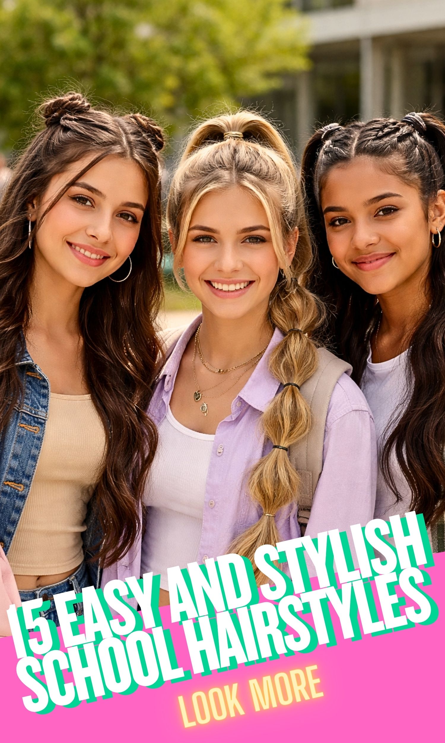 15 Easy and Stylish School Hairstyles for Thick Hair That Actually Work