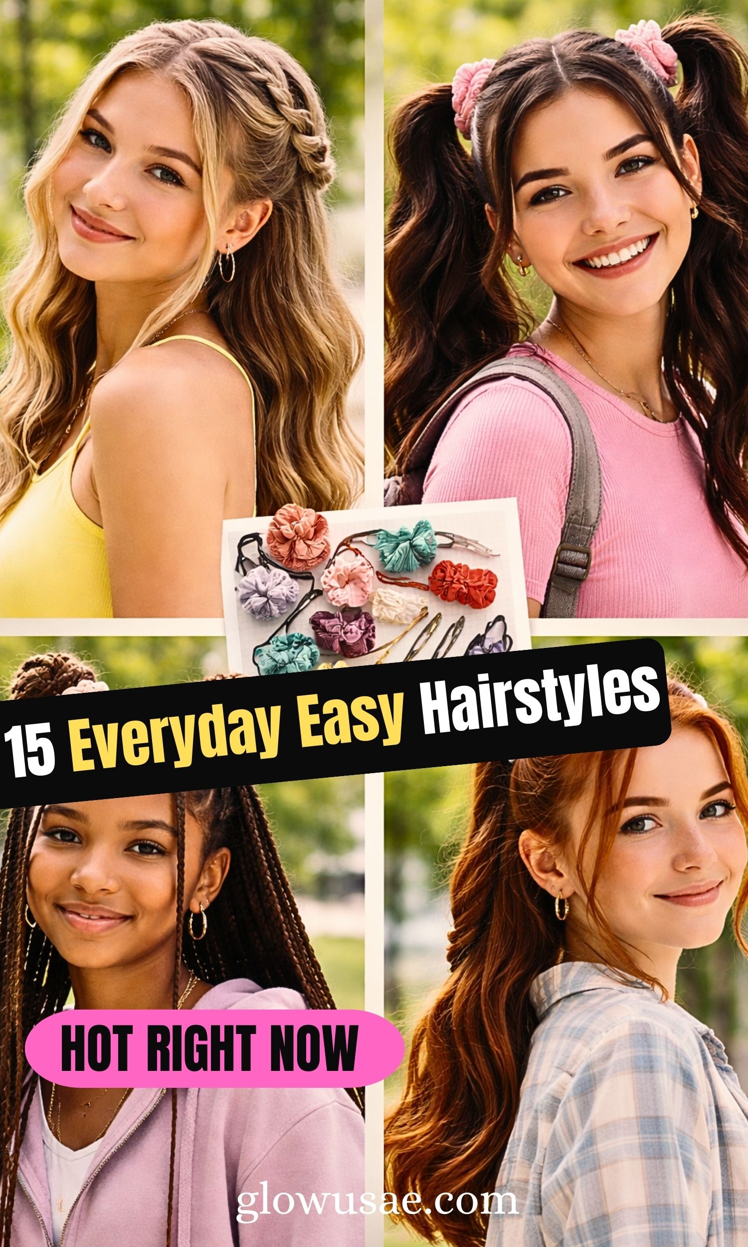 15 Everyday Easy Hairstyles for School: Quick, Cute, and Stress-Free Ideas