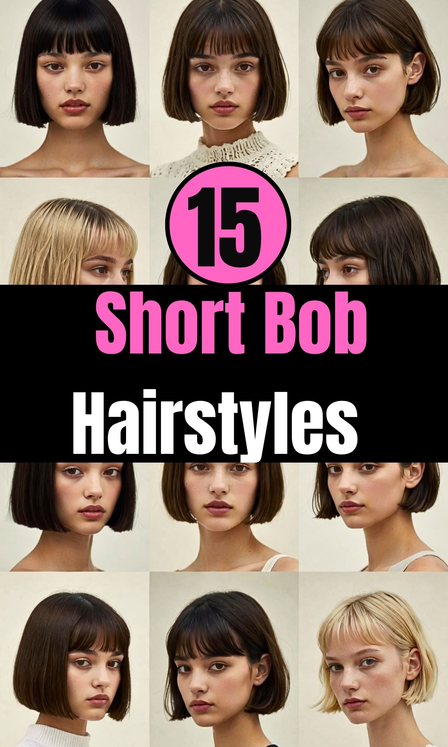 15 Perfect Short Bob Hairstyles You’ll See Everywhere This Year