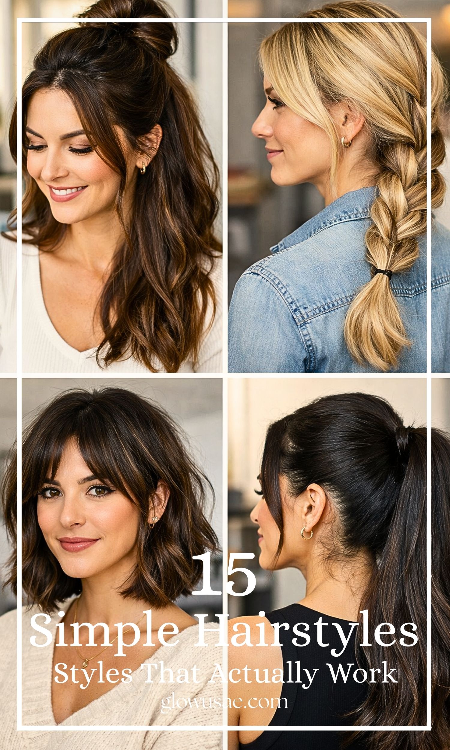 15 Simple Hairstyles for Thick Hair: Easy Styles That Actually Work