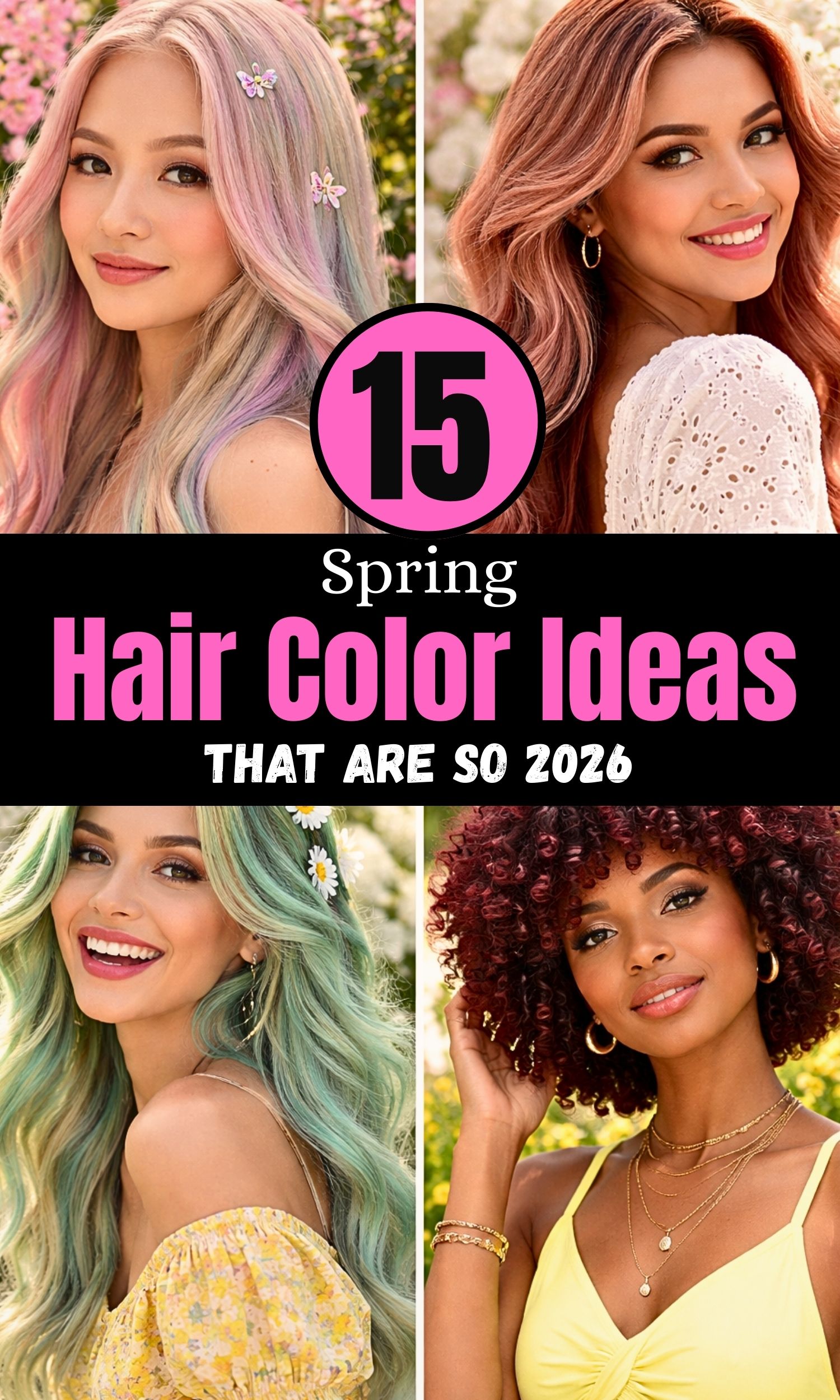 15 Spring Hair Color Ideas That Are So 2026