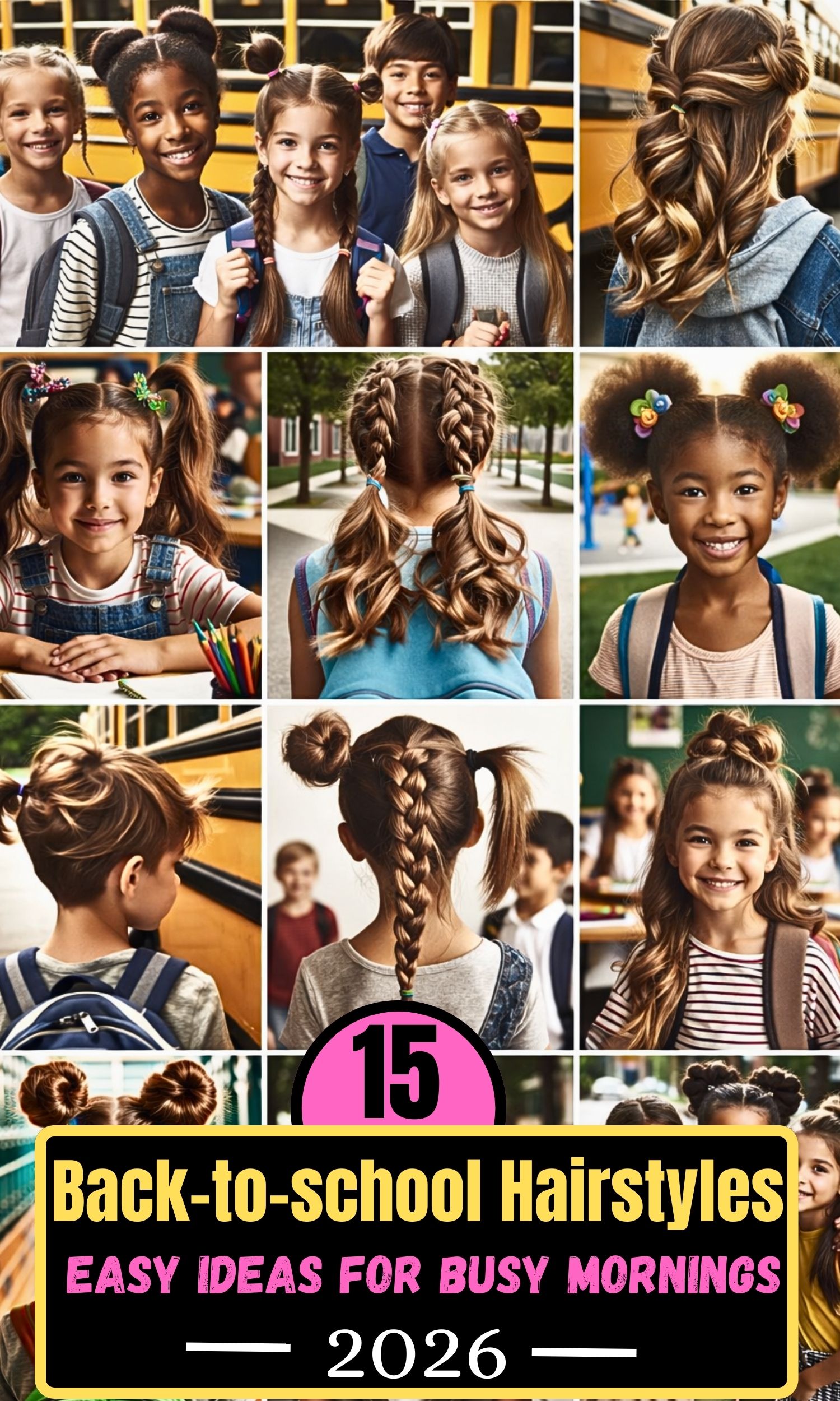 Back-to-School Hairstyles Every Kid Should Try: 15 Fun and Easy Ideas for Busy Mornings