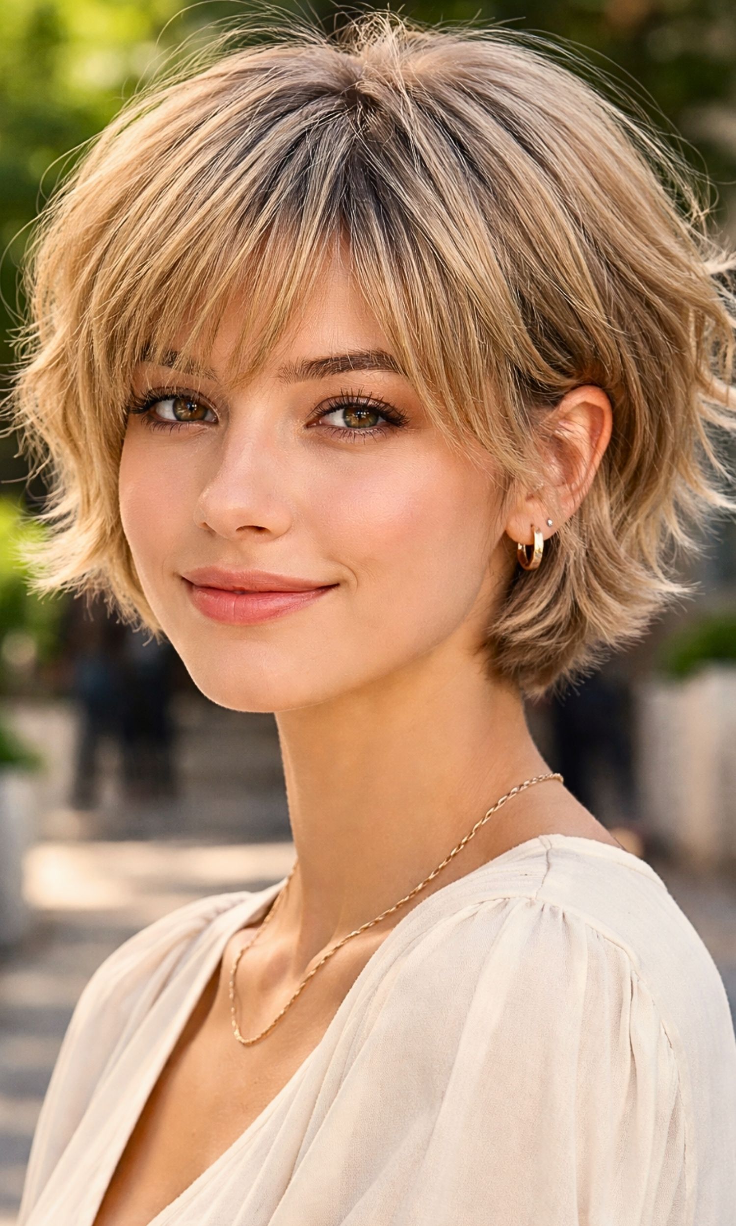 Bixie Cut with Bangs: Light & Fresh – The Effortless Style You’ll Love