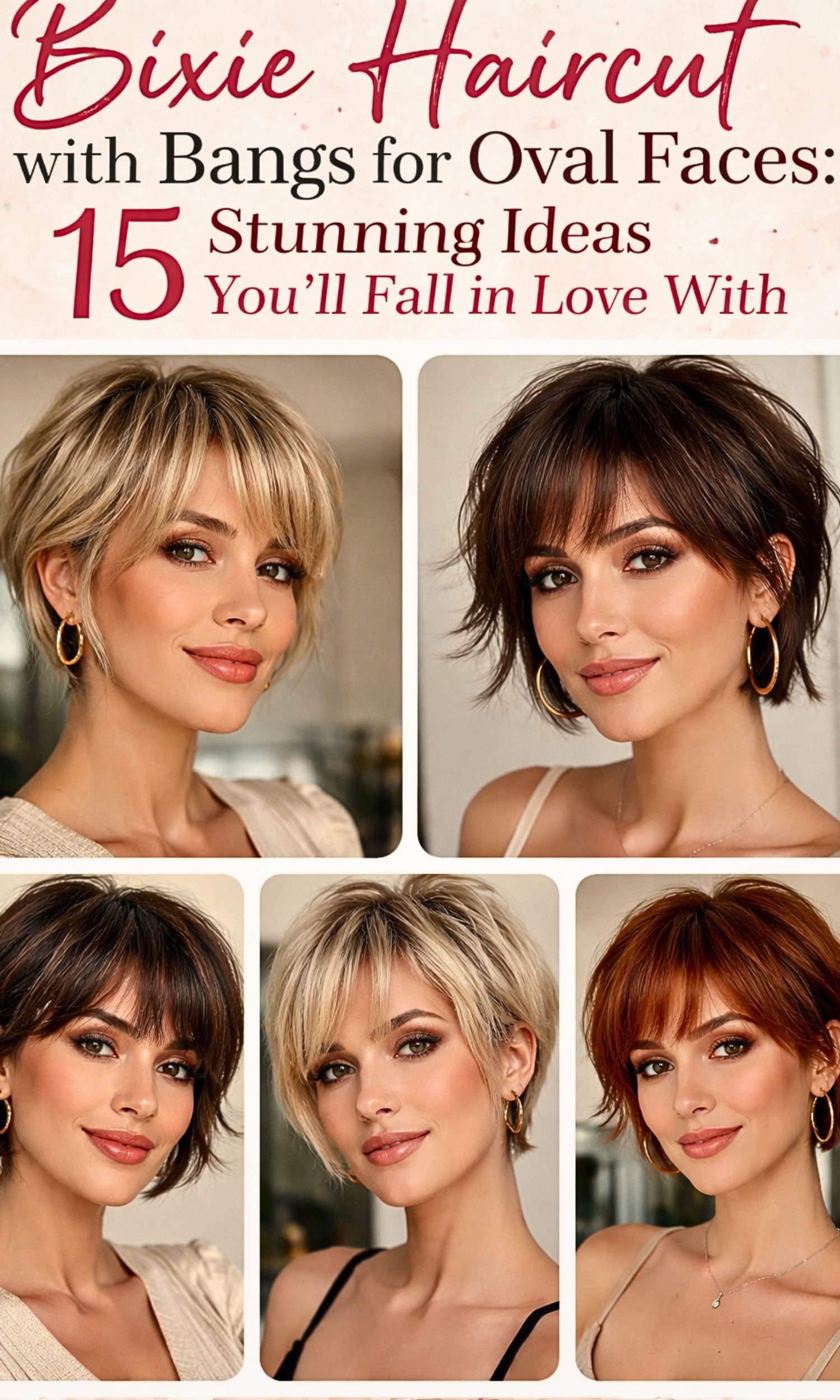 Bixie Haircut with Bangs for Oval Faces: 15 Stunning Ideas You’ll Fall in Love With