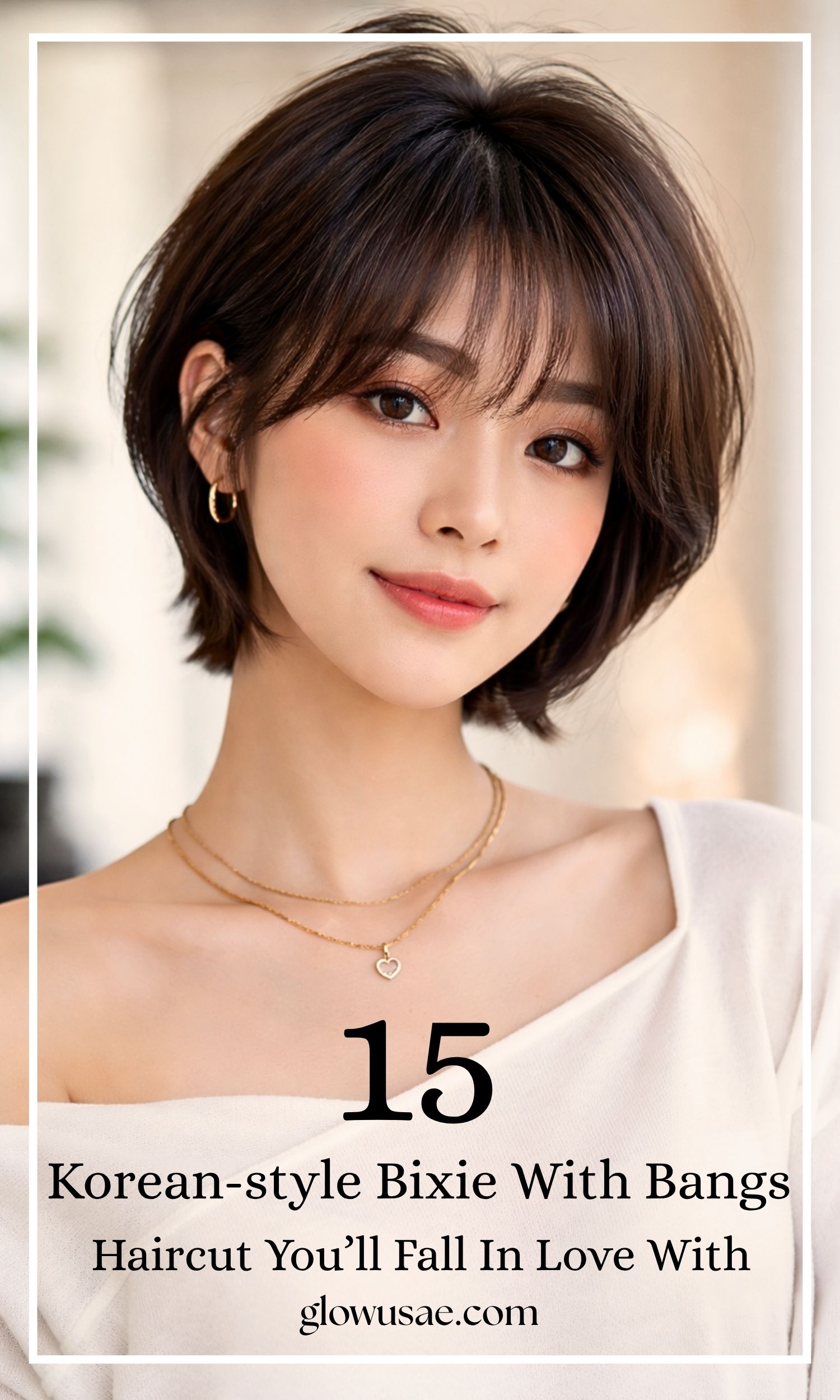 Chic Korean-Style Bixie with Bangs: The Ultimate Trendy Haircut You’ll Fall in Love With